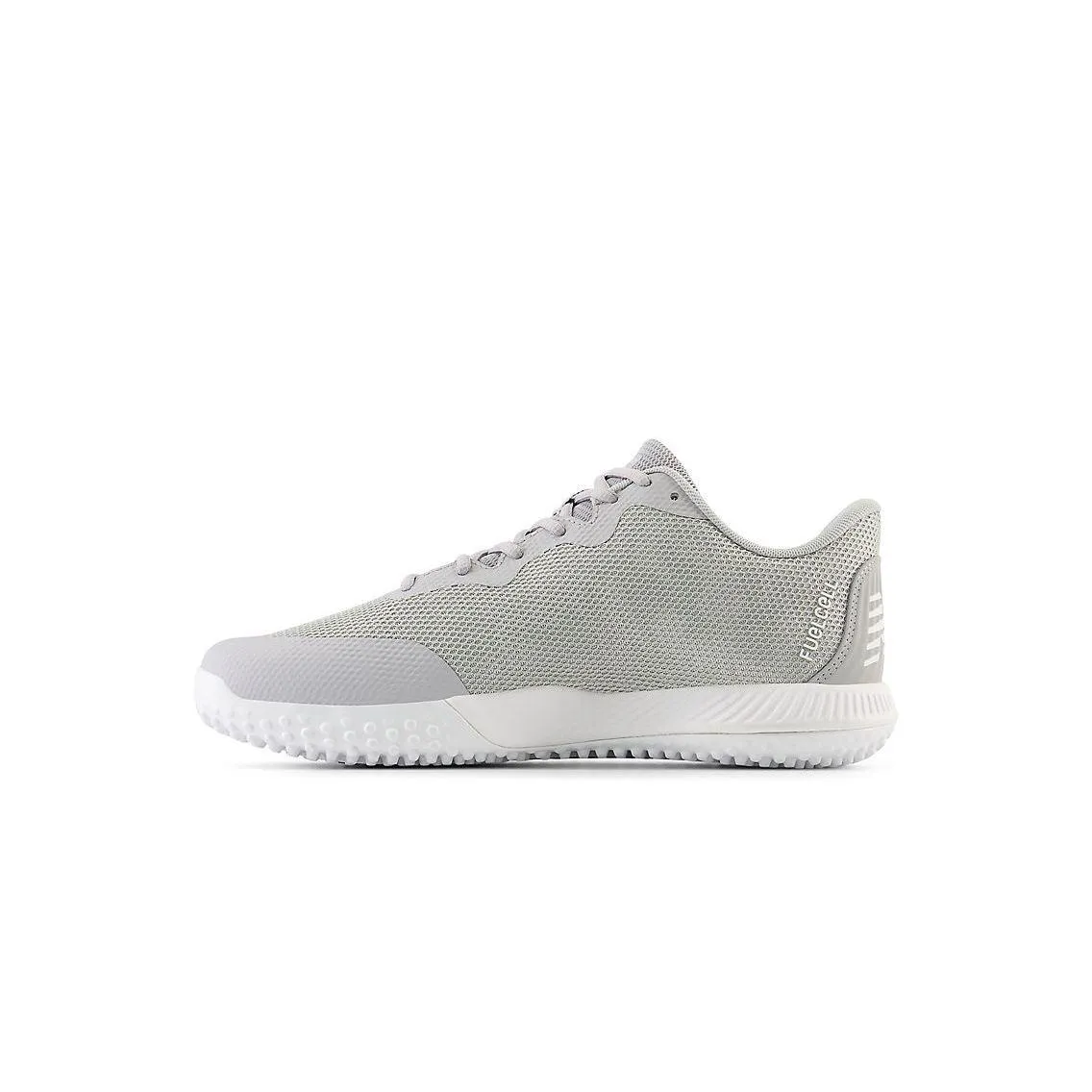 New Balance Men's FuelCell 4040 V7 Turf Baseball Shoes - Raincloud / Optic White - T4040TG7 PU Slip-On Style