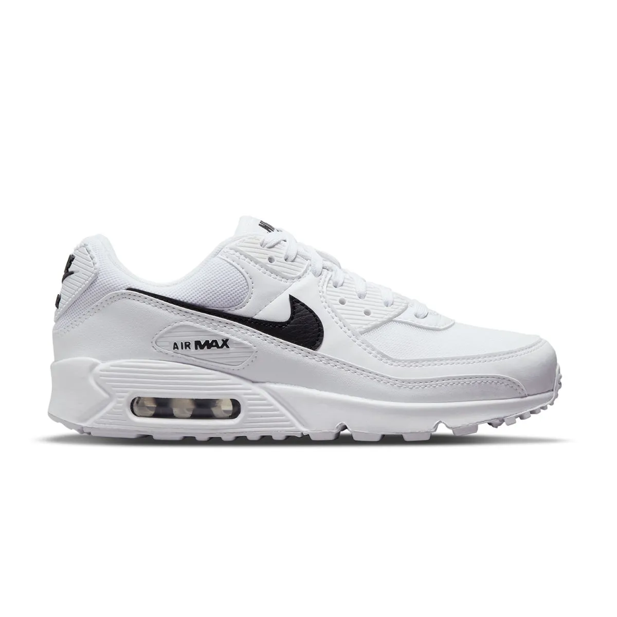 Wmns Air Max 90 'White Black' Stability control All People