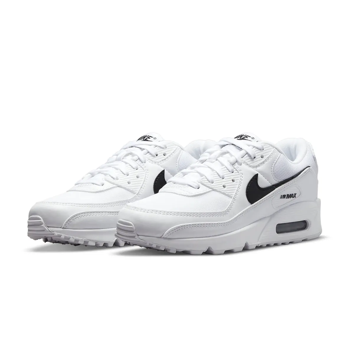 Wmns Air Max 90 'White Black' Walk Easy Heat Jog