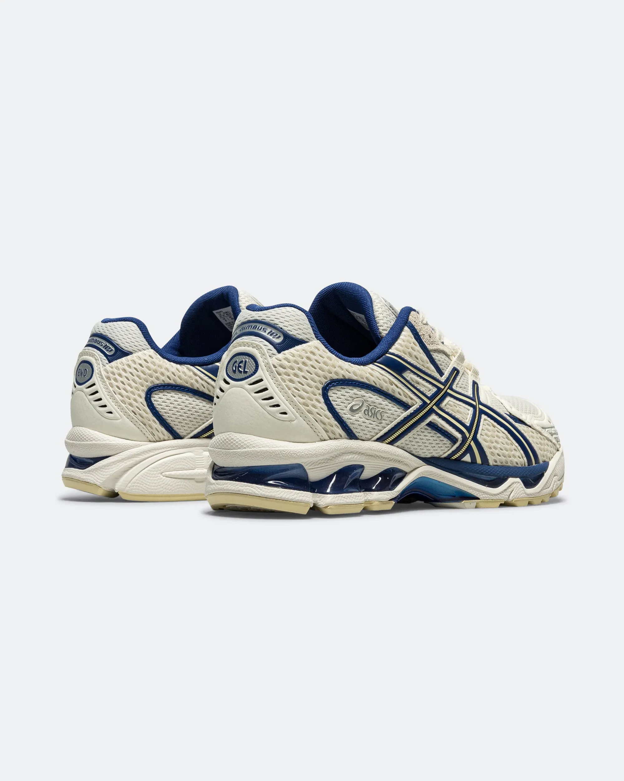 Gel-Nimbus 10.1 x END. - Snow White/Sodalite Blue Breath Ease