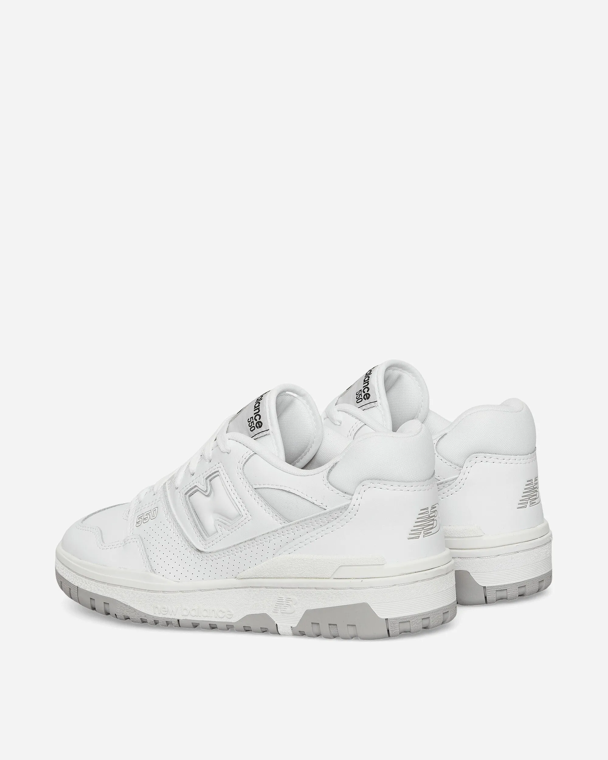 550 Sneakers White Smooth Entry