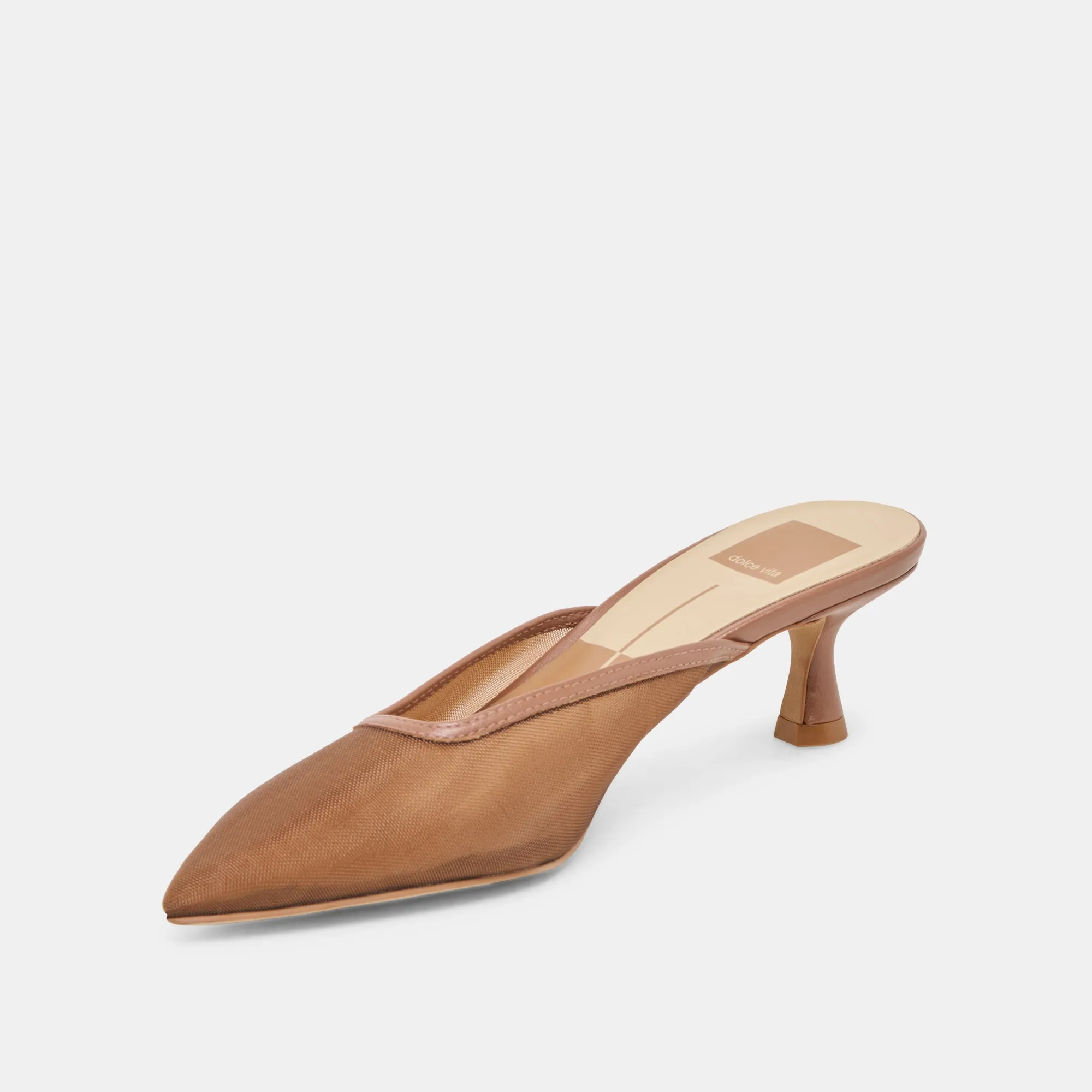 Lace-Up Heels Clear Sandals for Weddings CLEO HEELS CIDER MESH