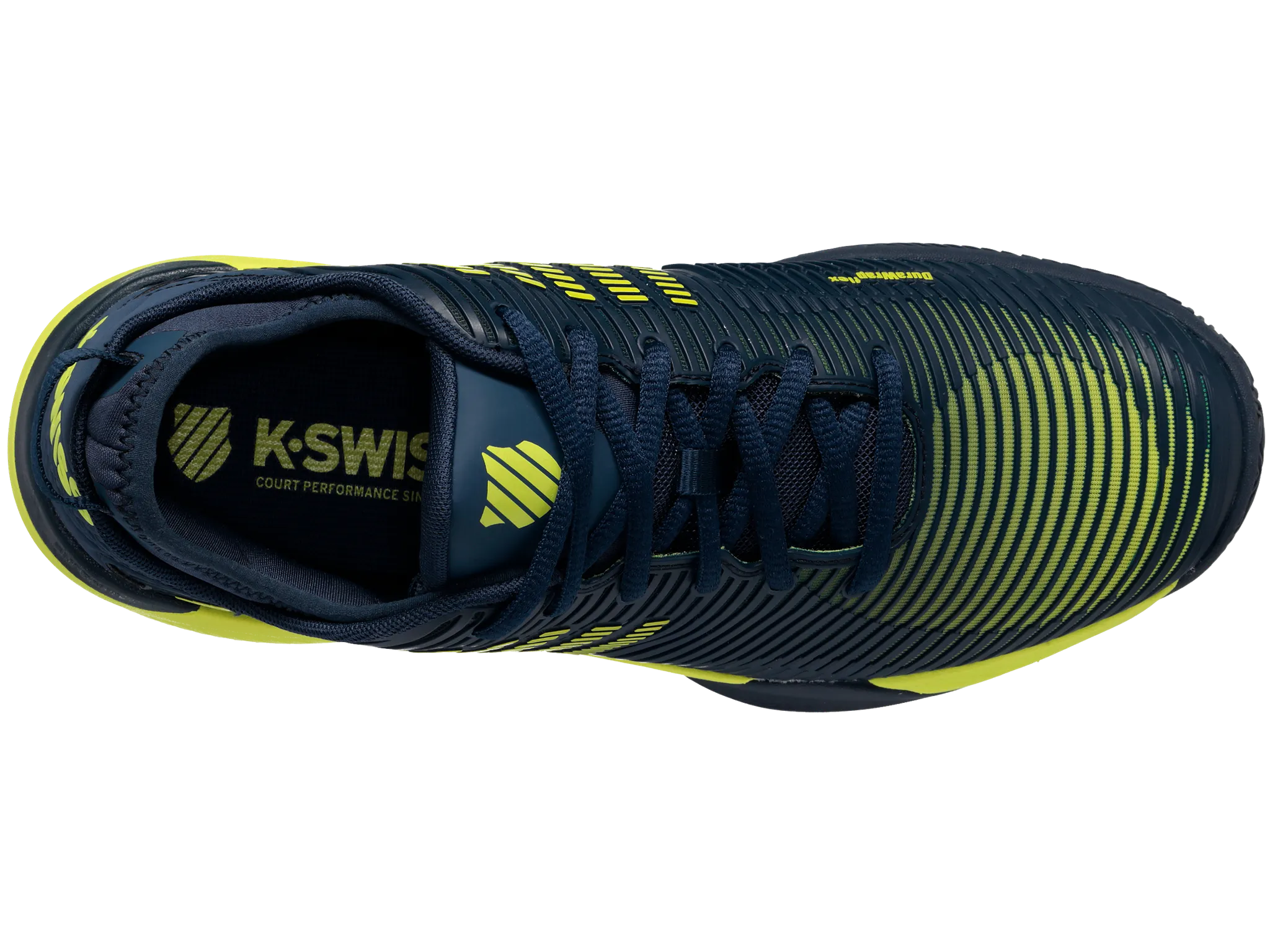 Strong Stitching Stable Structure K Swiss Hypercourt Supreme - Moon/Yellow