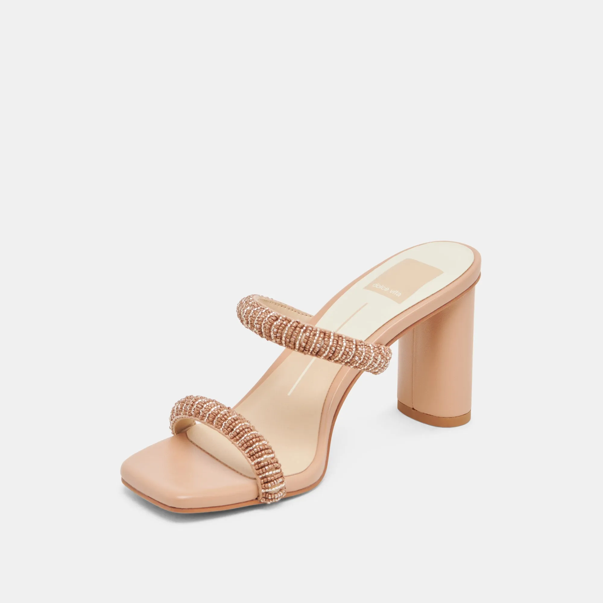 NOLAH HEELS CAFE MULTI BEADS Work Heels