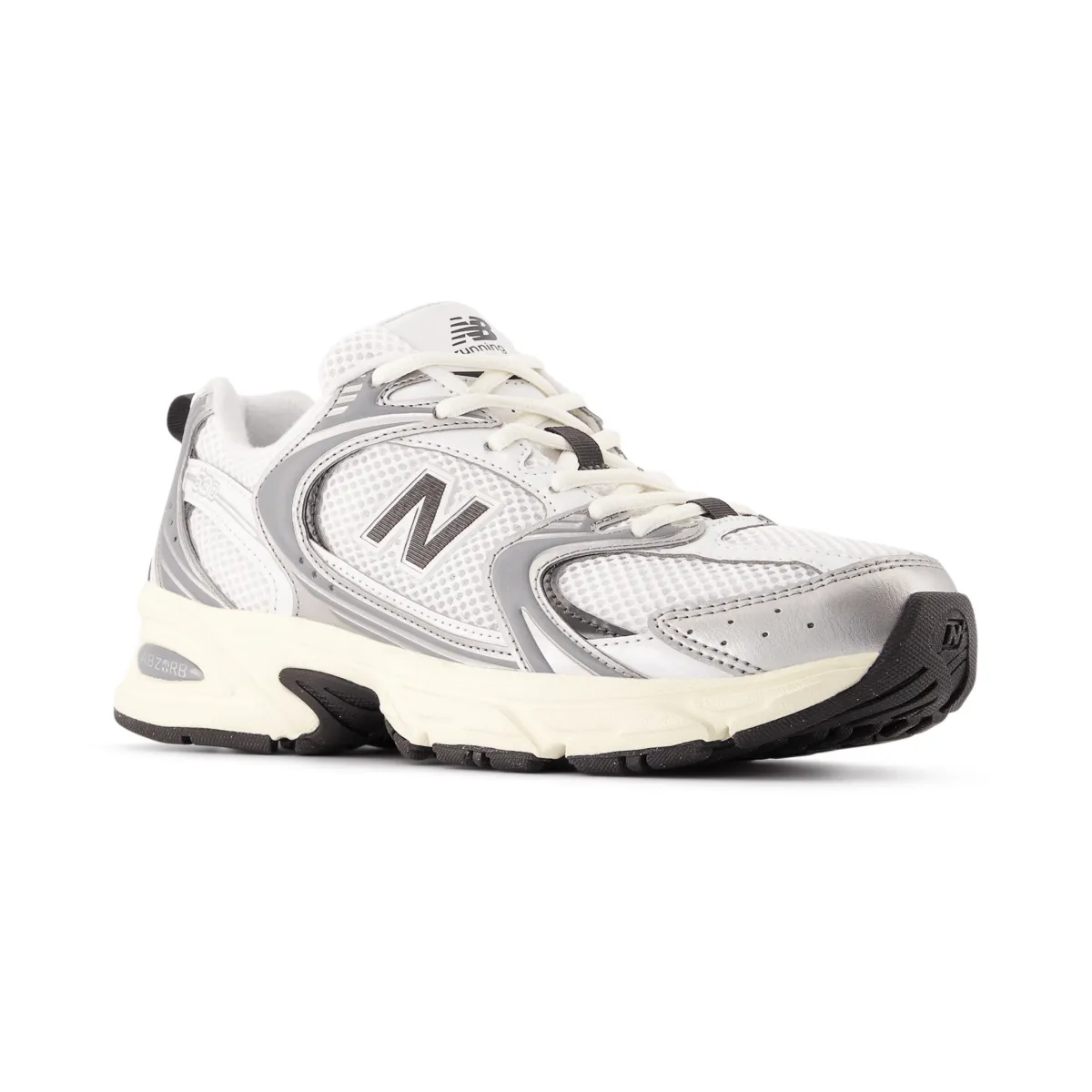 Low Profile New Balance Men's U530ESA Silver Metallic/Black Cement