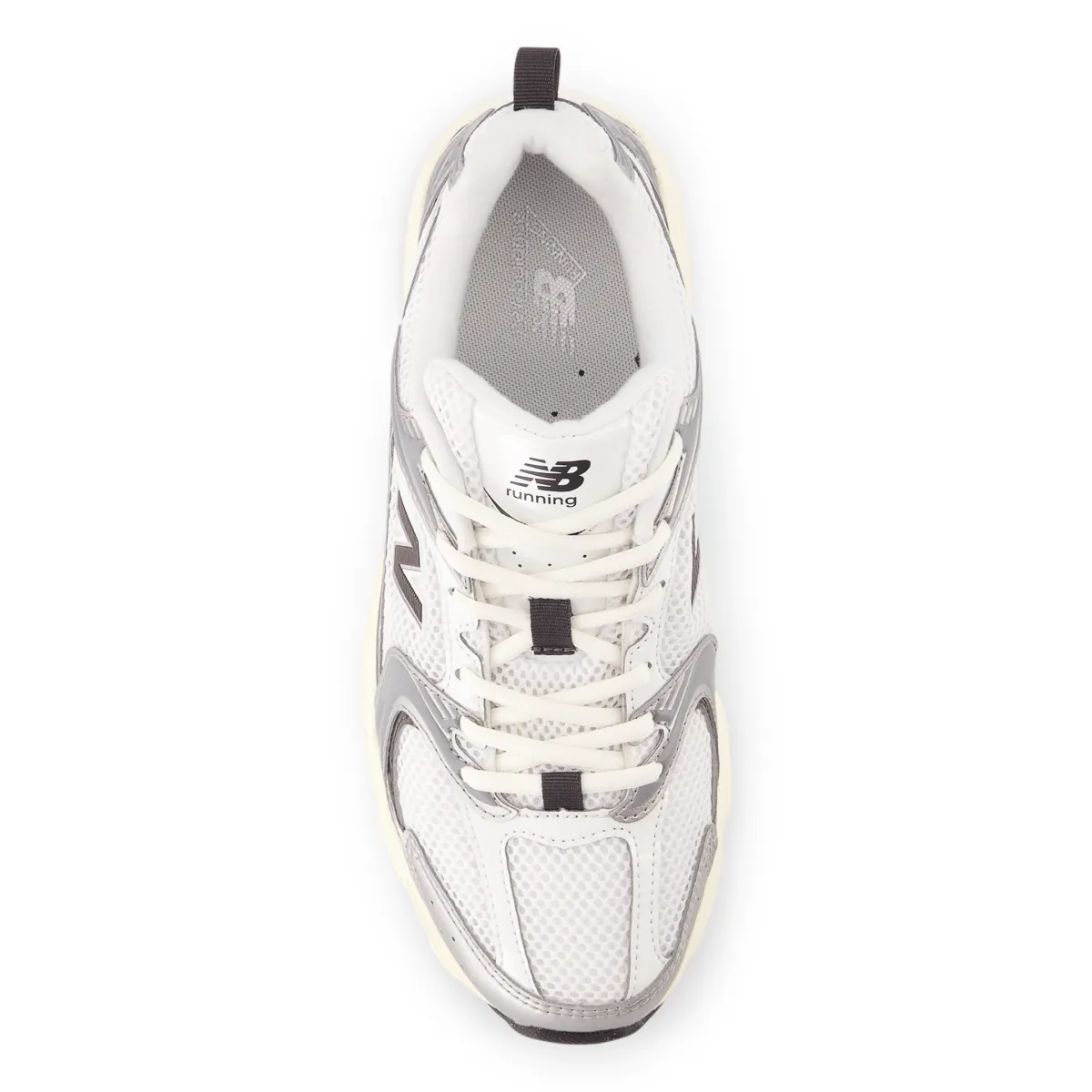 New Balance Men's U530ESA Silver Metallic/Black Cement Timeless Footwear Timeless Form