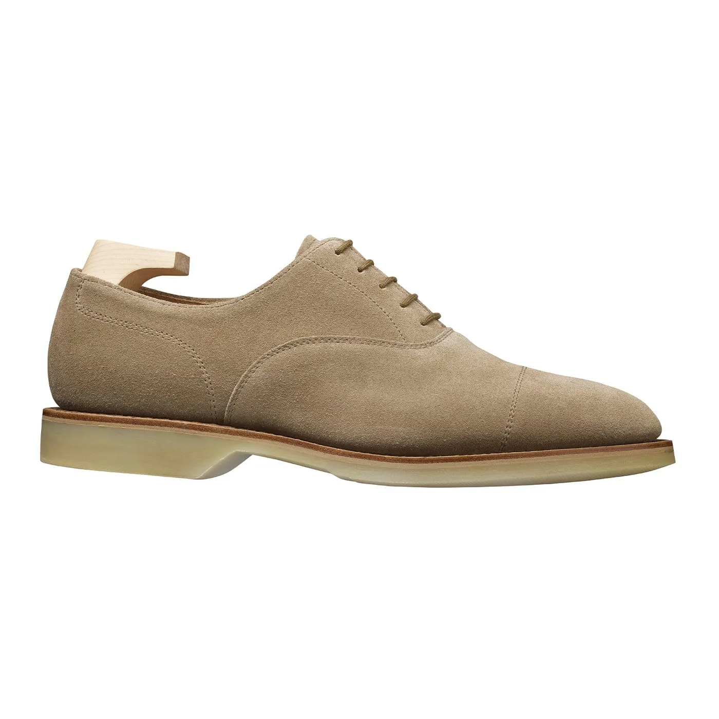 Sharp Shoes Work Oxfords Tresco Khaki Suede