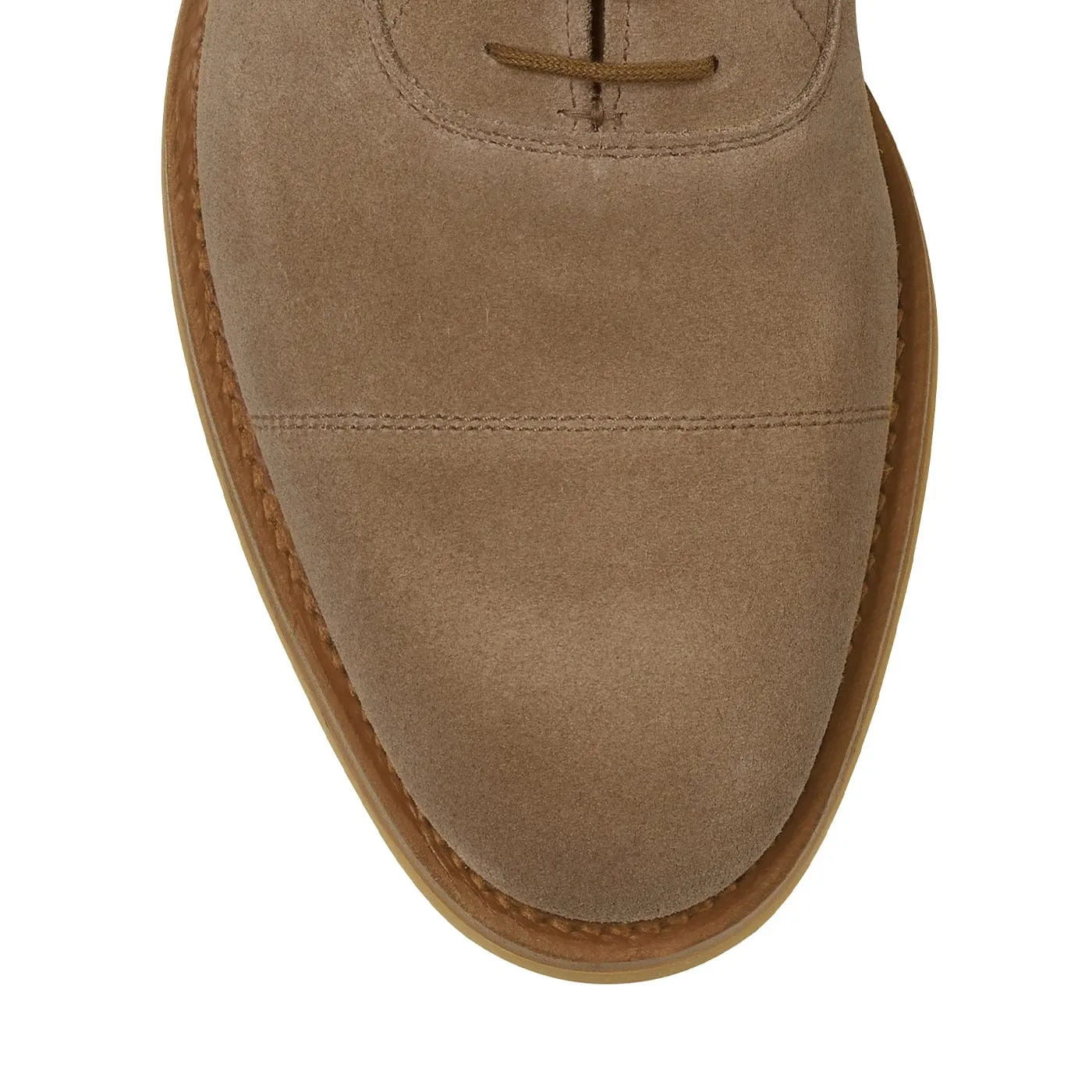 Tresco Khaki Suede Comfort Oxfords Business Meeting