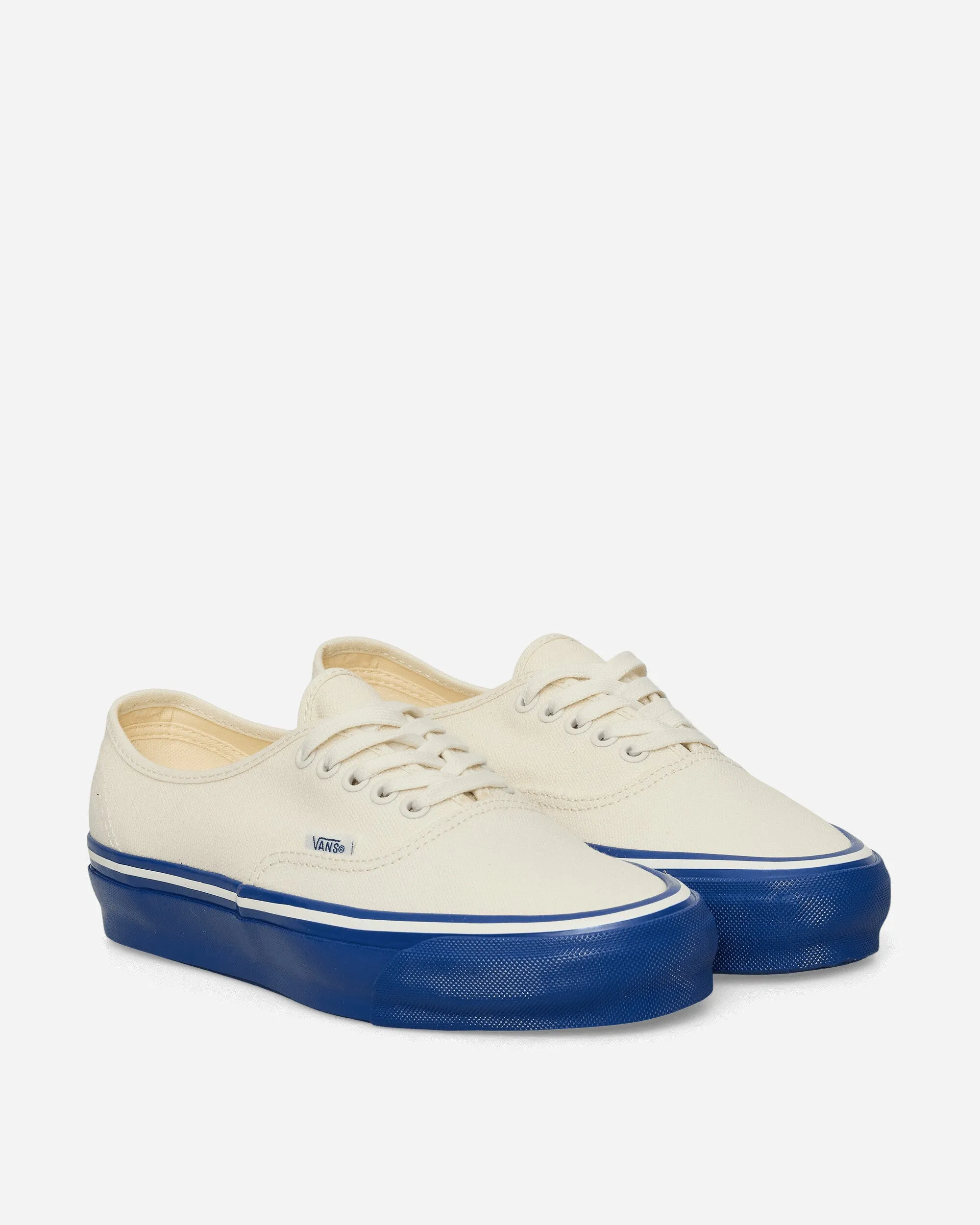 Premium Authentic 44 Duck Canvas Sneakers White / Blue Indoor Comfort