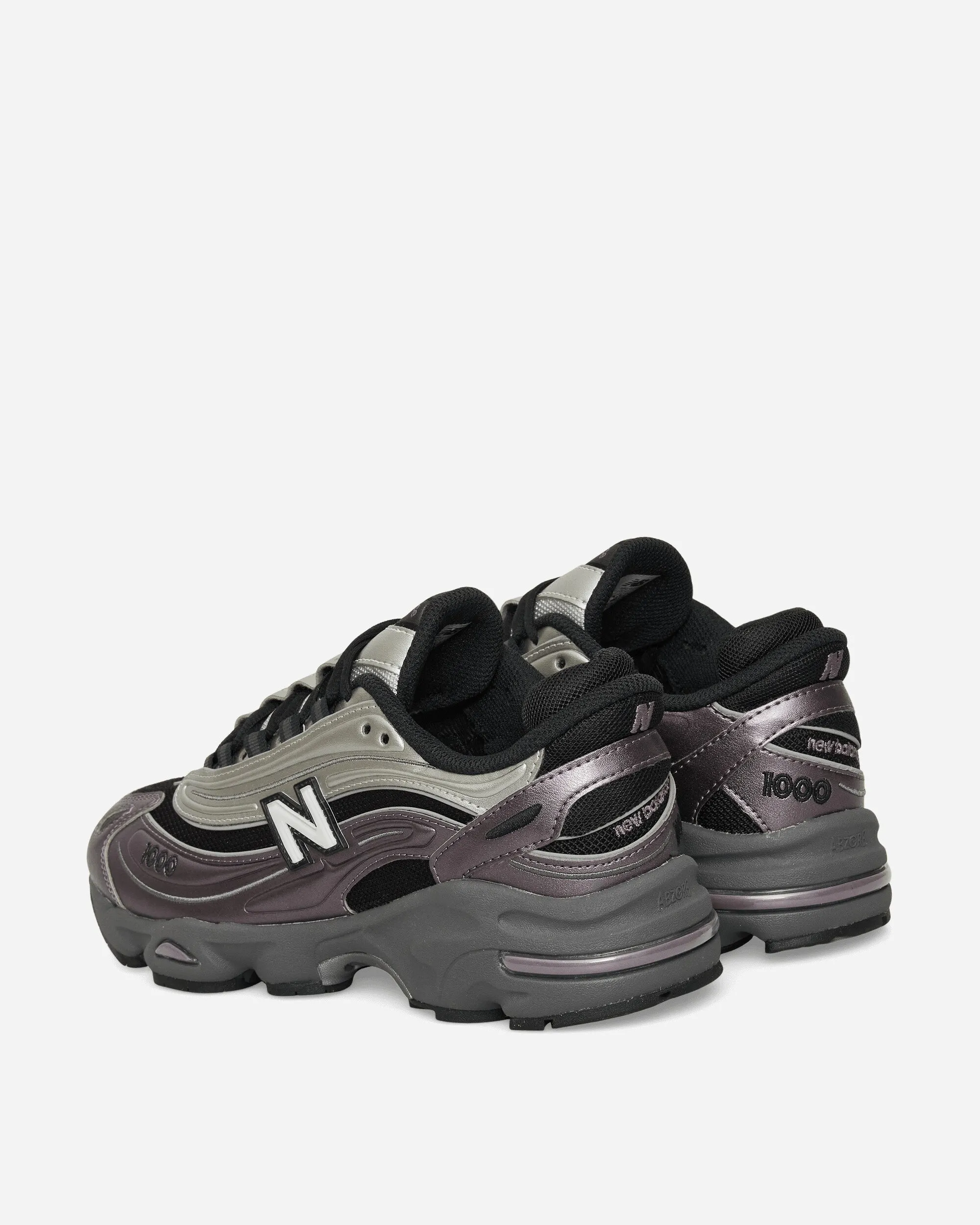 evening walk 1000 Sneakers Dark Ice Wine / Silver Metallic