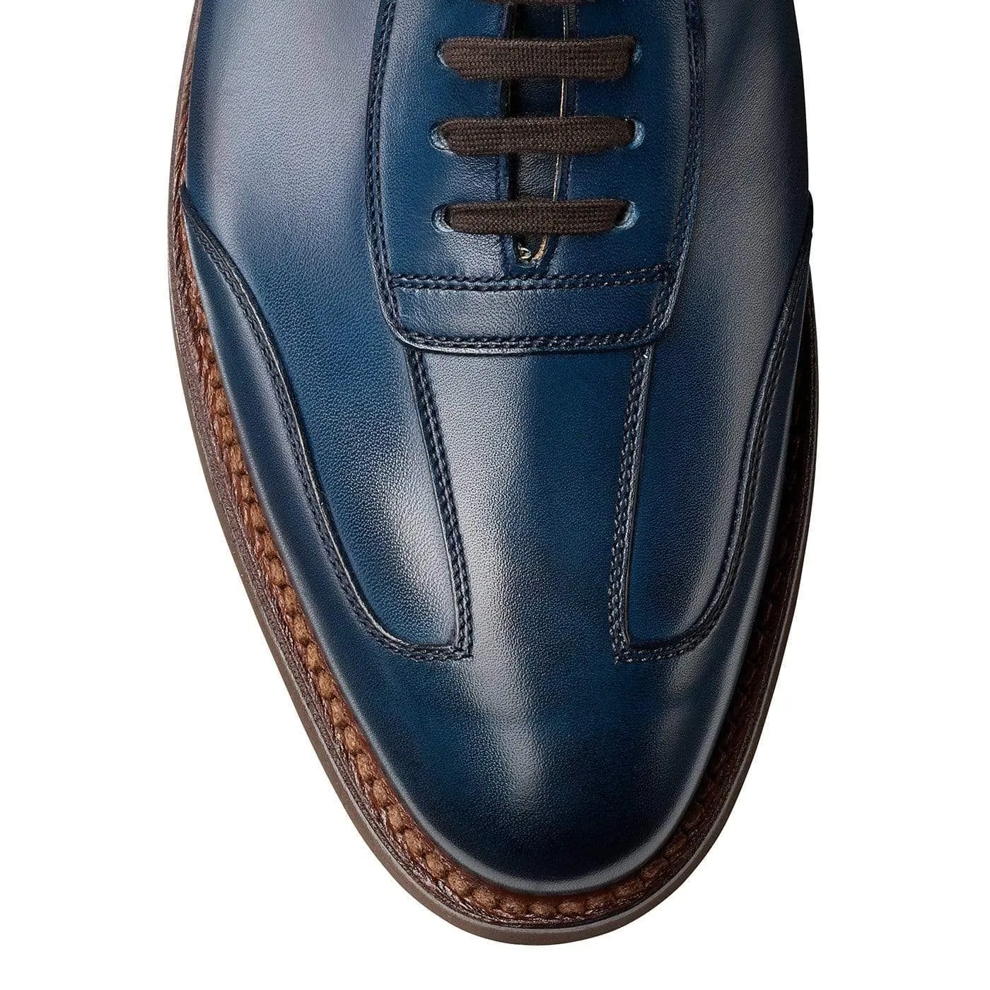 Truro Blue Burnished Calf Quick Fashion Shoes