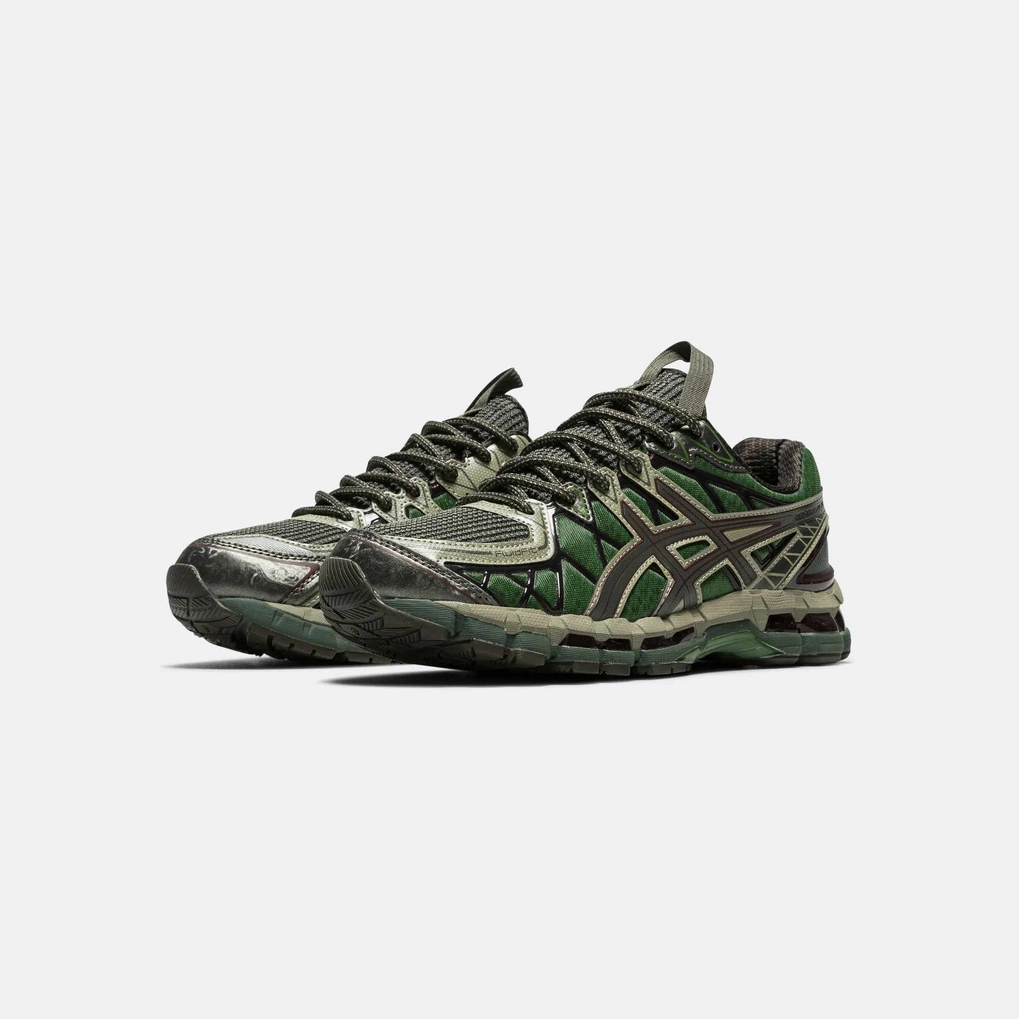 UB10-S GEL-Kayano 20 - Moss/Gunmetal Comfortable Stride
