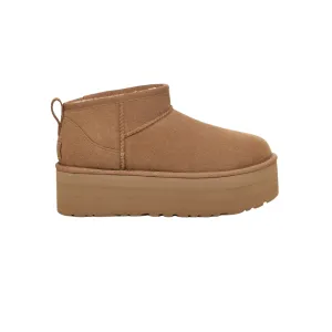 Flex grooves UGG Classic Ultra MIni Platform Boot 'Chestnut' Women's (2022)