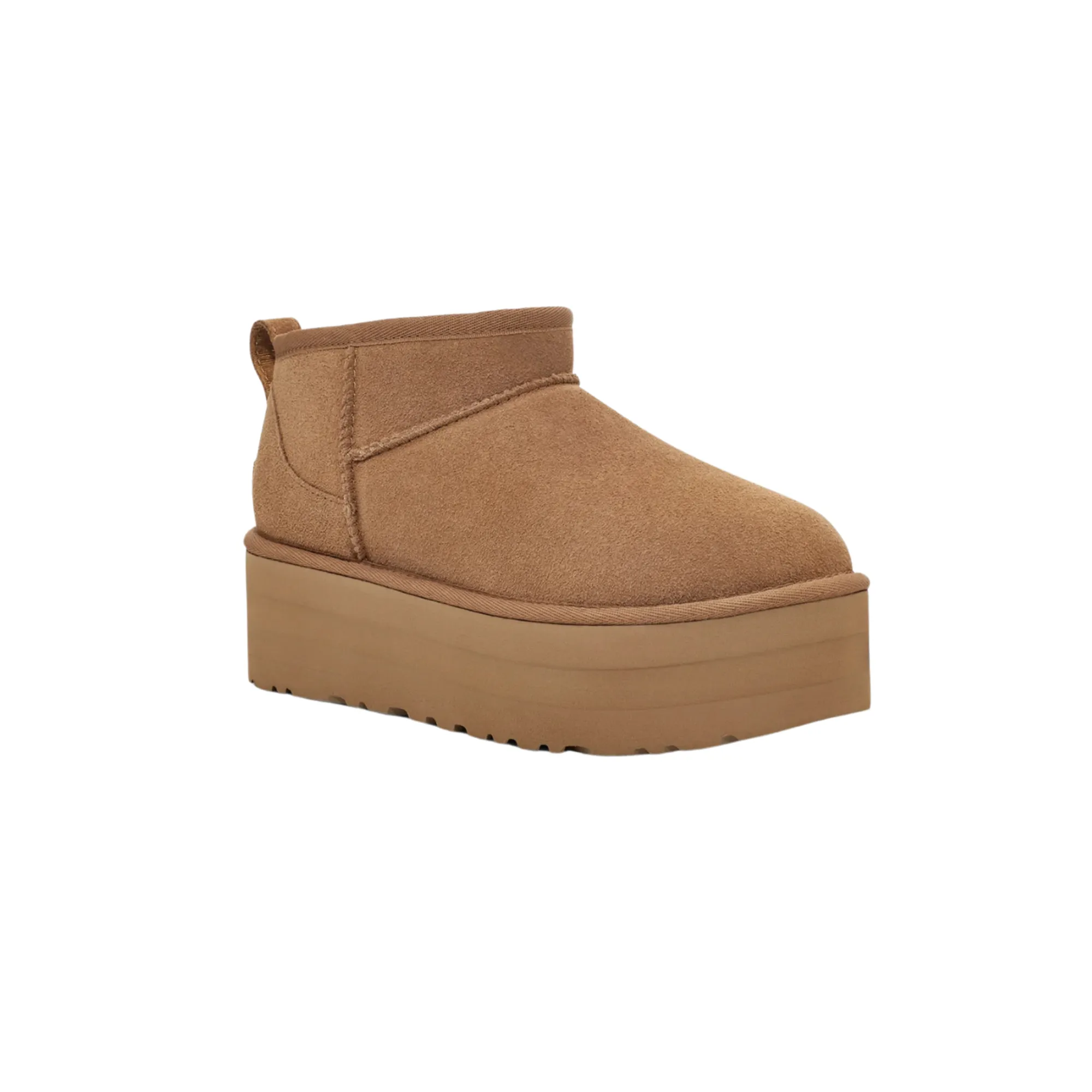 Perfect For Beach Comfortable Relax Fit UGG Classic Ultra MIni Platform Boot 'Chestnut' Women's (2022)