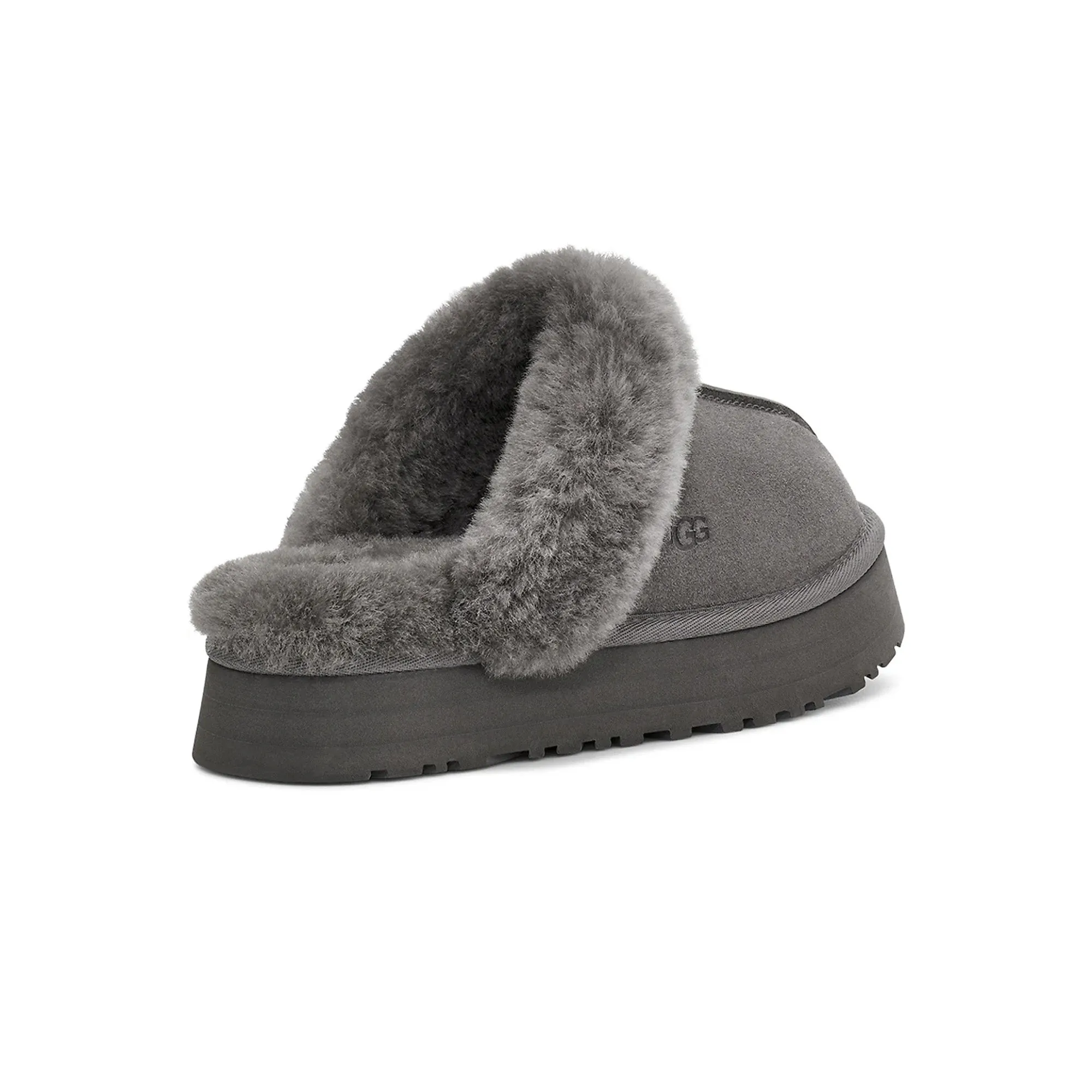 Moisture Wicking Fabric Comfortable Arch UGG Disquette 'Charcoal' Women's