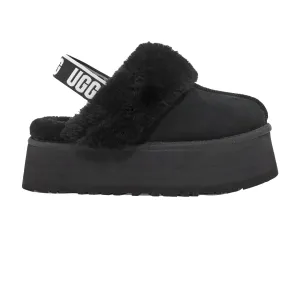 UGG Funkette Slipper 'Black' Women's (2025) Comfortable For Sports Quick Slip Sandals