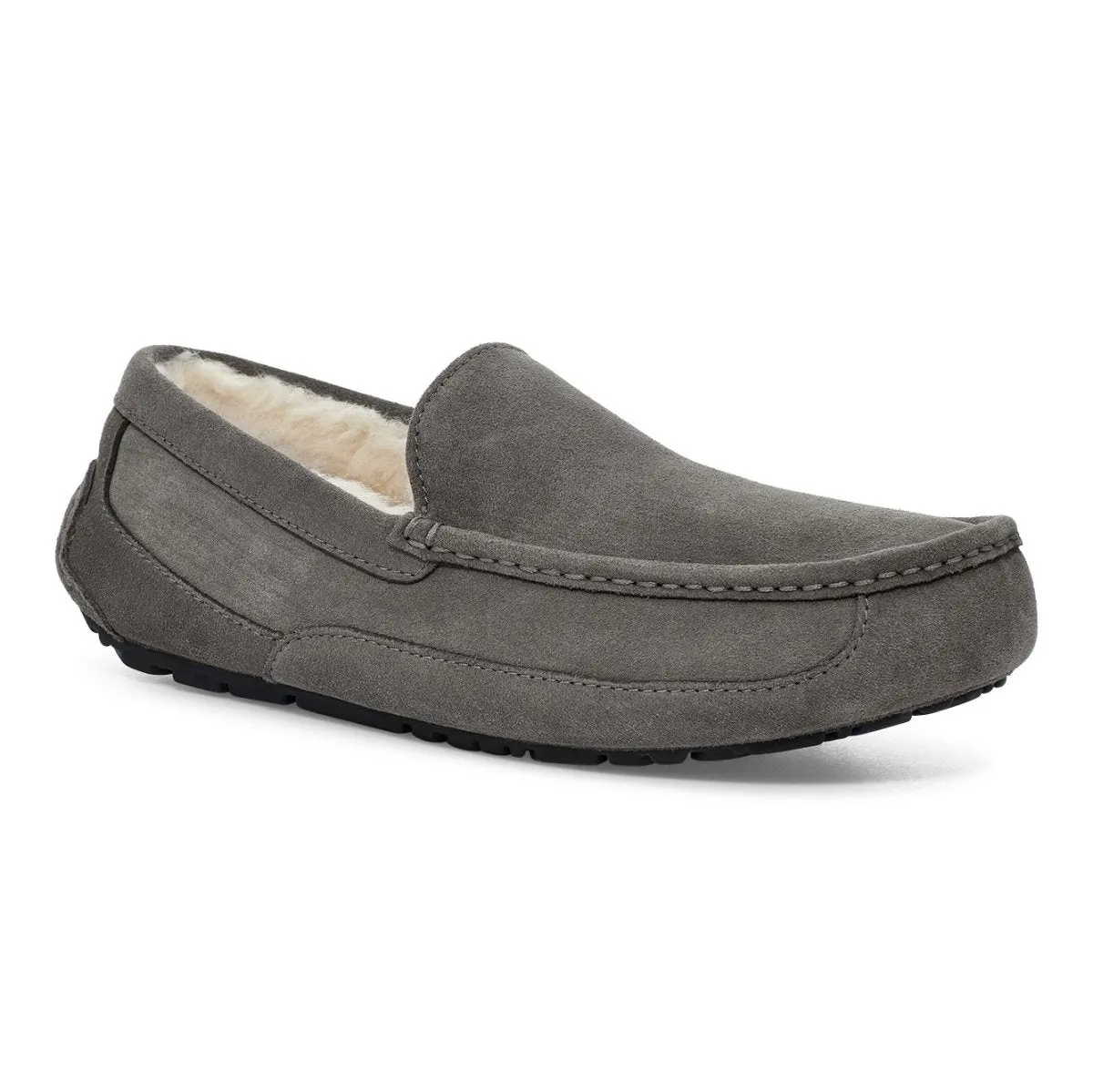 UGG Men's Ascot Grey Suede Minimal Design Outfit Match