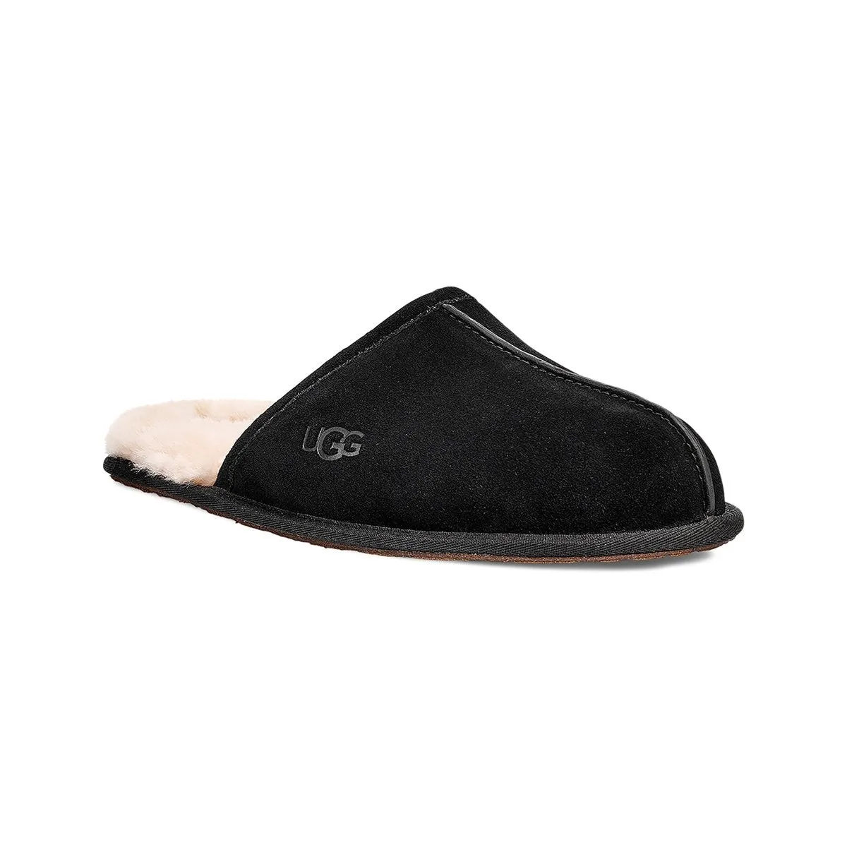 UGG Men's Scuff Black Suede Work Pace Snack Run