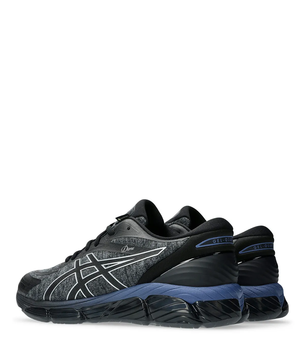 ASICS x Dime Gel-Quantum 360 VIII GTX Black Pure Silver closed - toe fashionistas