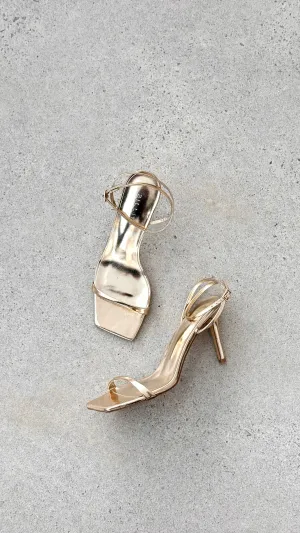 Bold Move Umaira Heel - Gold Metallic