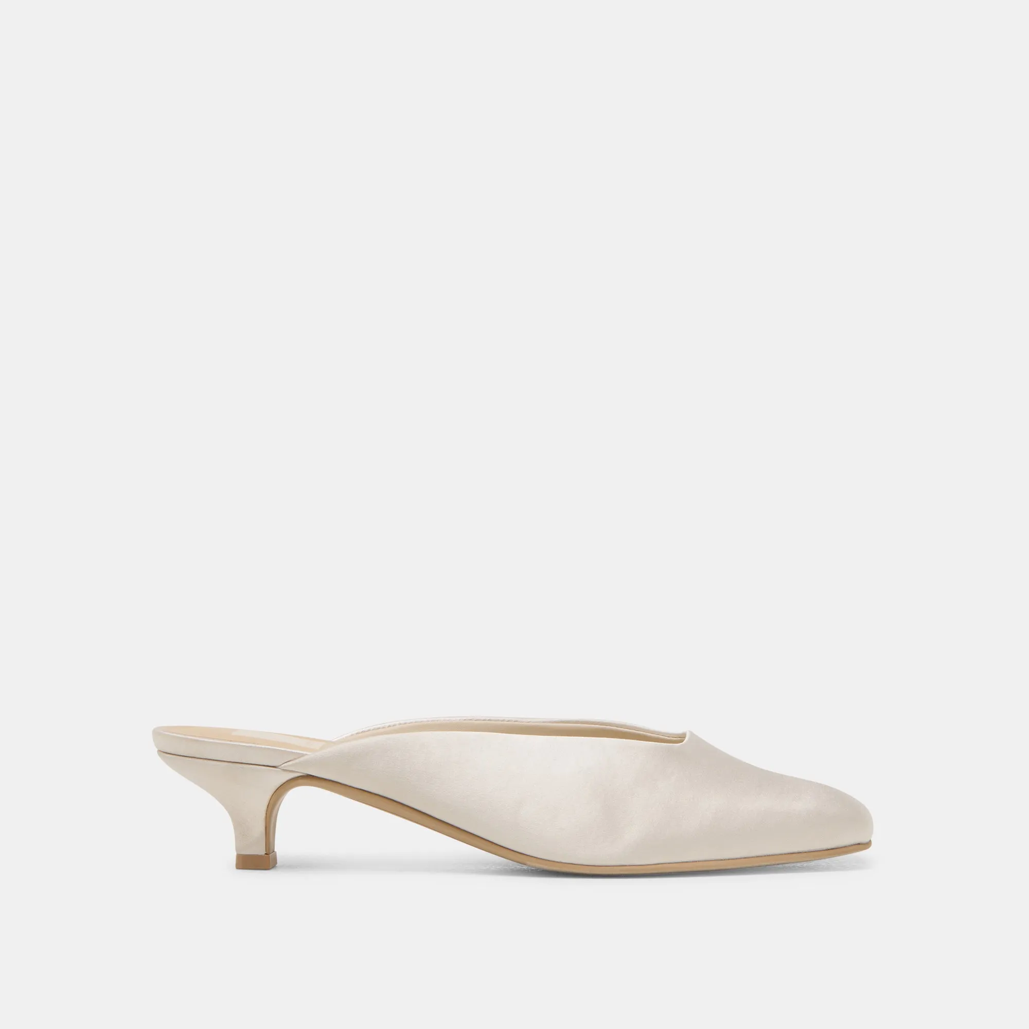 Synthetic Upper Eva Midsole UMARA HEELS IVORY SATIN