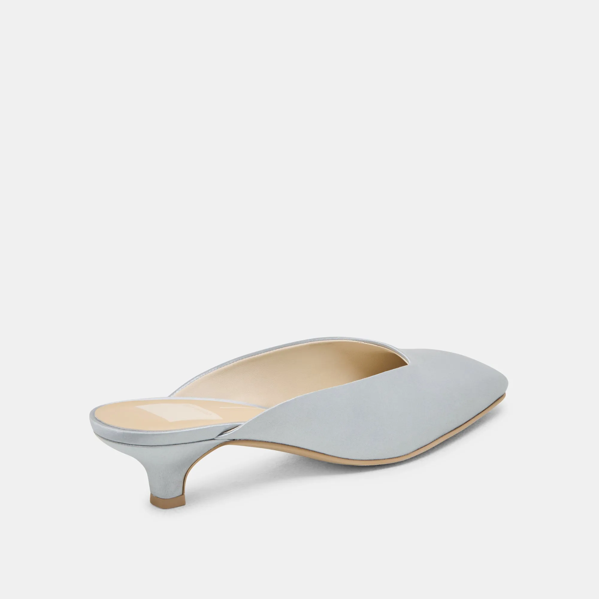 Heel Booties UMARA HEELS LIGHT BLUE SATIN