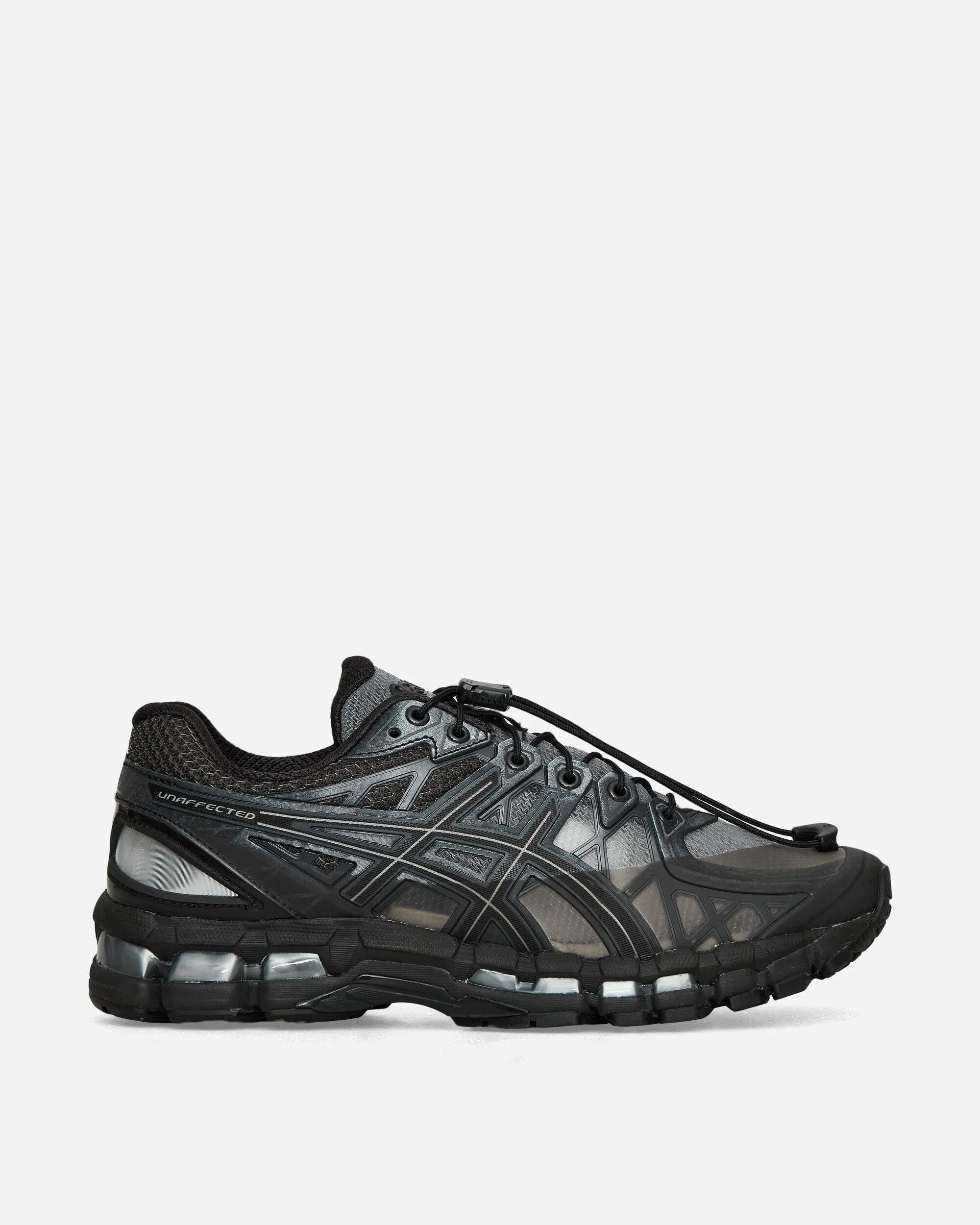 UNAFFECTED GEL-Kayano 20 Sneakers Obsidian Grey / Black Daily Routine On Feet