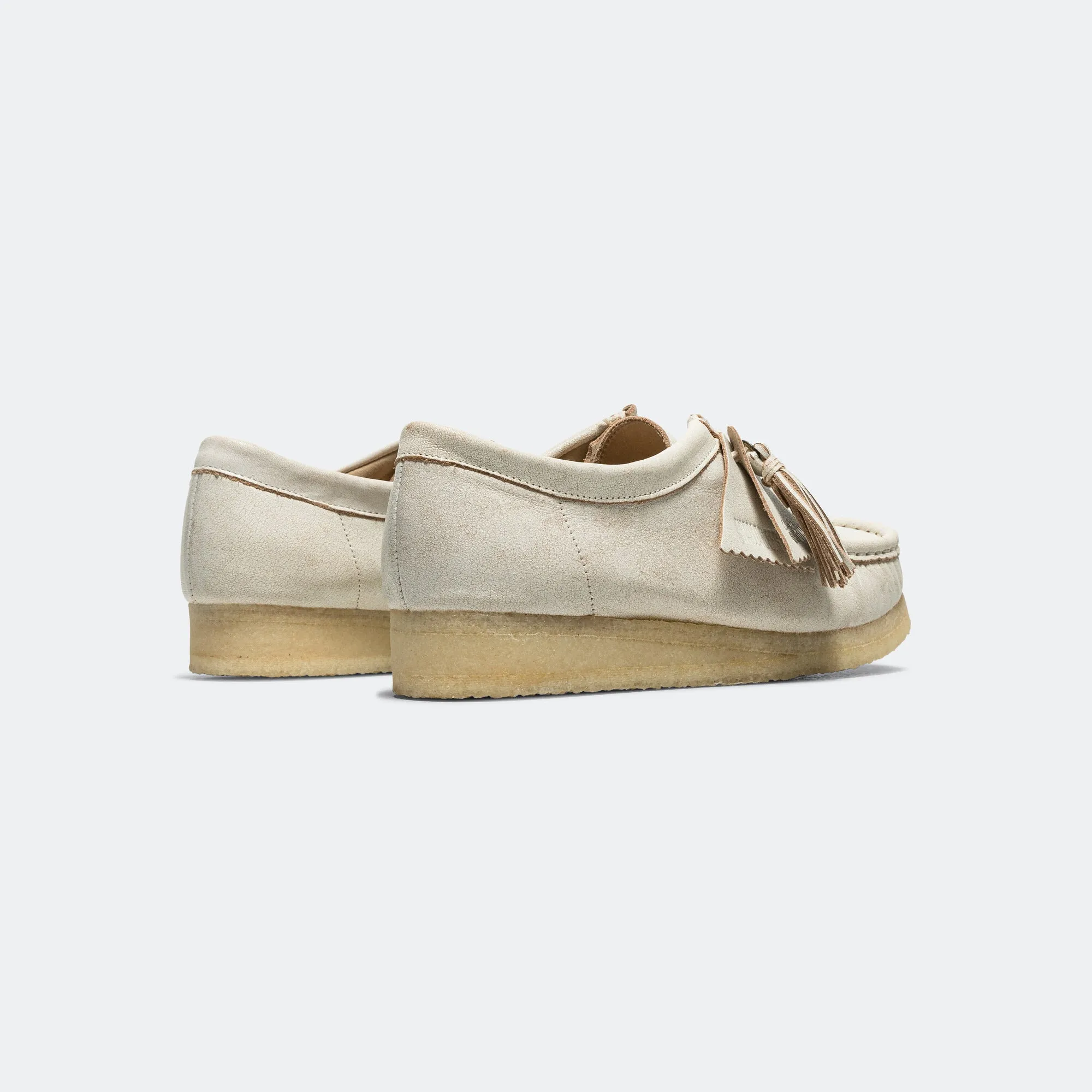 Womens Wallabee - White Leather Energy Return Midsoles