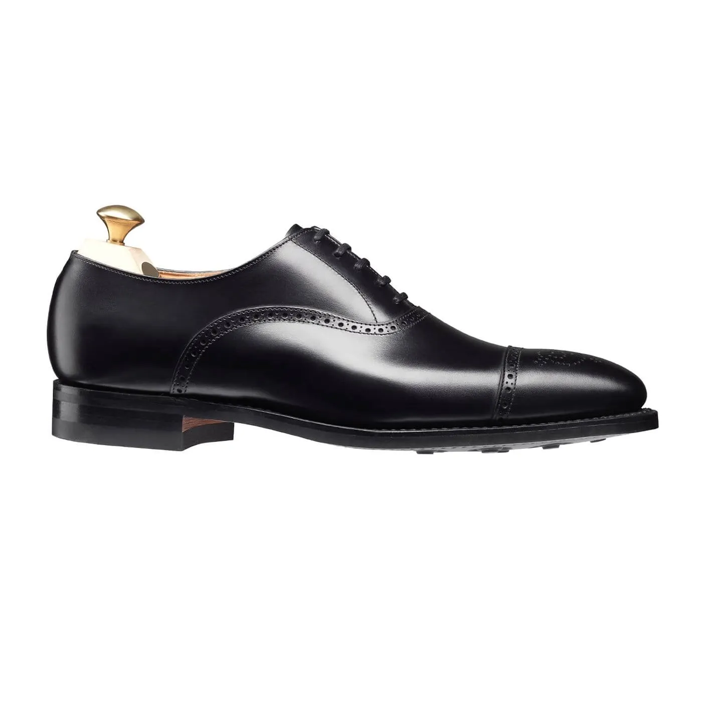 Elegant Style Oxfords Comfortable Insole Malton Black Calf