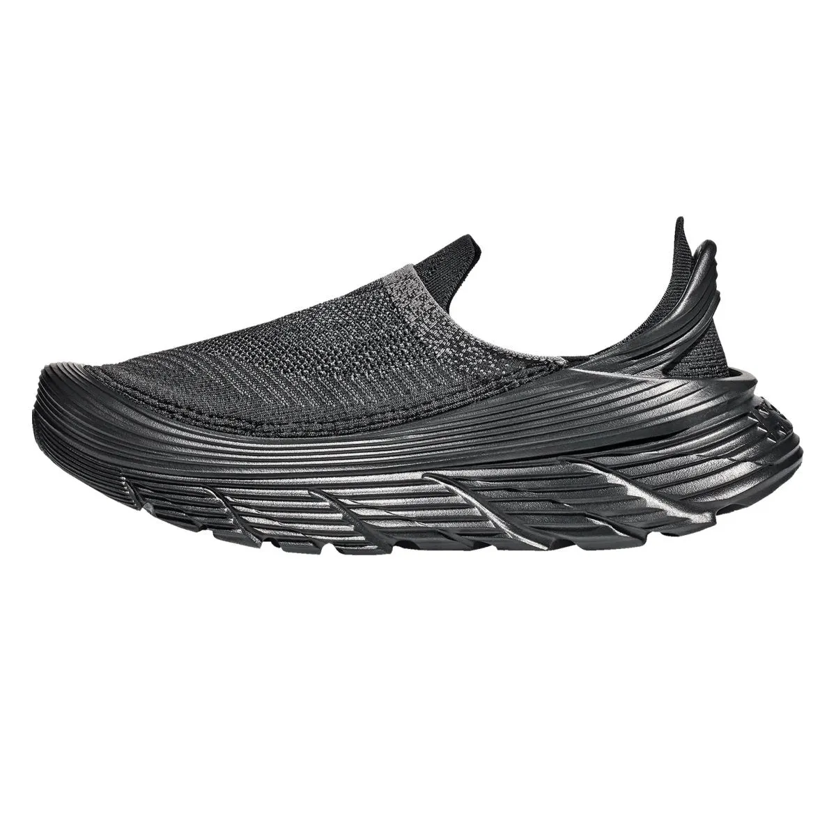 Hoka One One Men's Restore TC Black Soft Shell Chunky Sole
