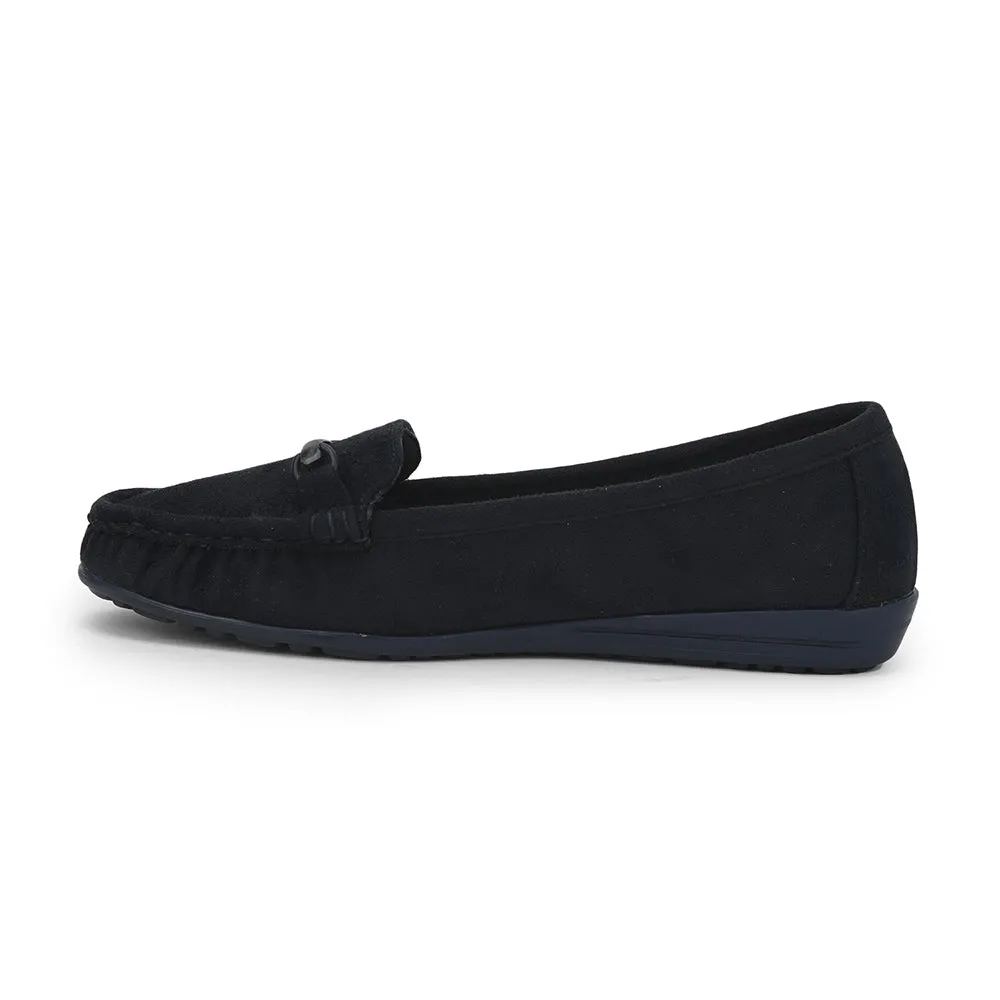 All Hold Retro Touch Healers Casual Navy Blue Loafers For Women HM6-10 By Liberty