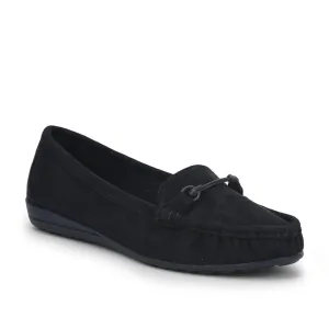 Park Day Ground Neat Healers Casual Navy Blue Loafers For Women HM6-10 By Liberty