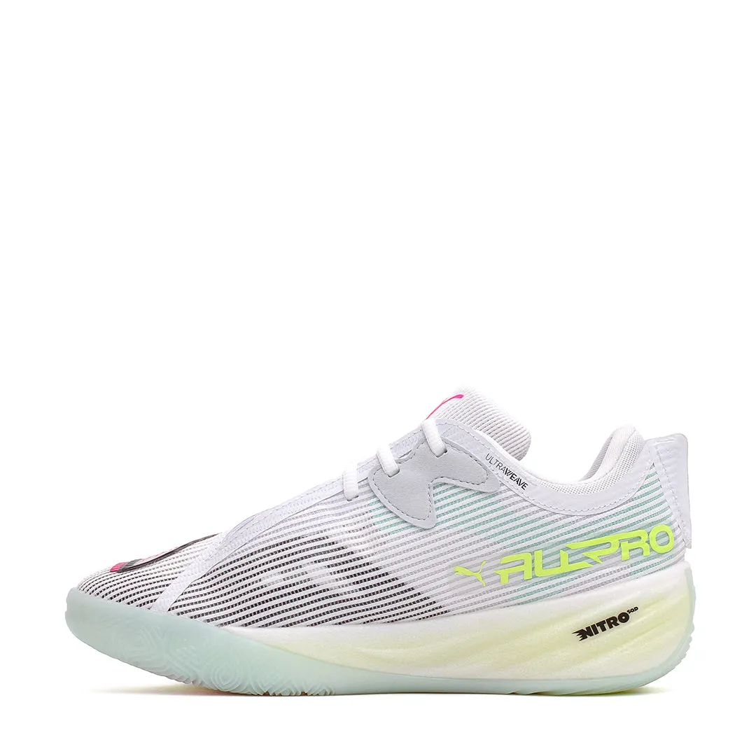 Multi Layer Foam Jump Performance Puma Basketball Men All-Pro Nitro 2 White Mint Melt 311521-01