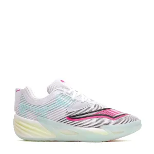 Puma Basketball Men All-Pro Nitro 2 White Mint Melt 311521-01 All Fit Option Outdoor Grip