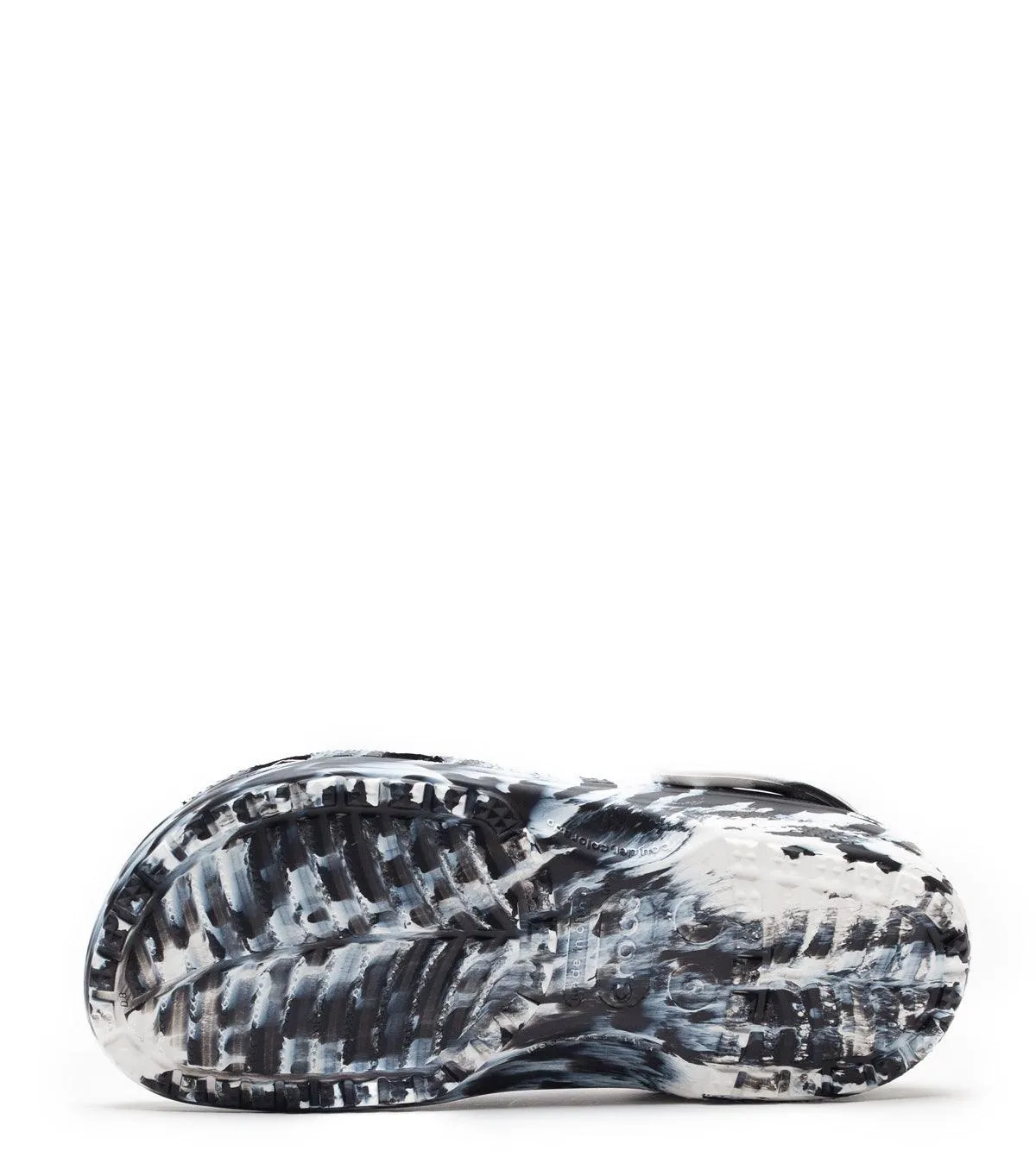 casual - wear water - resistant Crocs Classic Marbled Clog White
