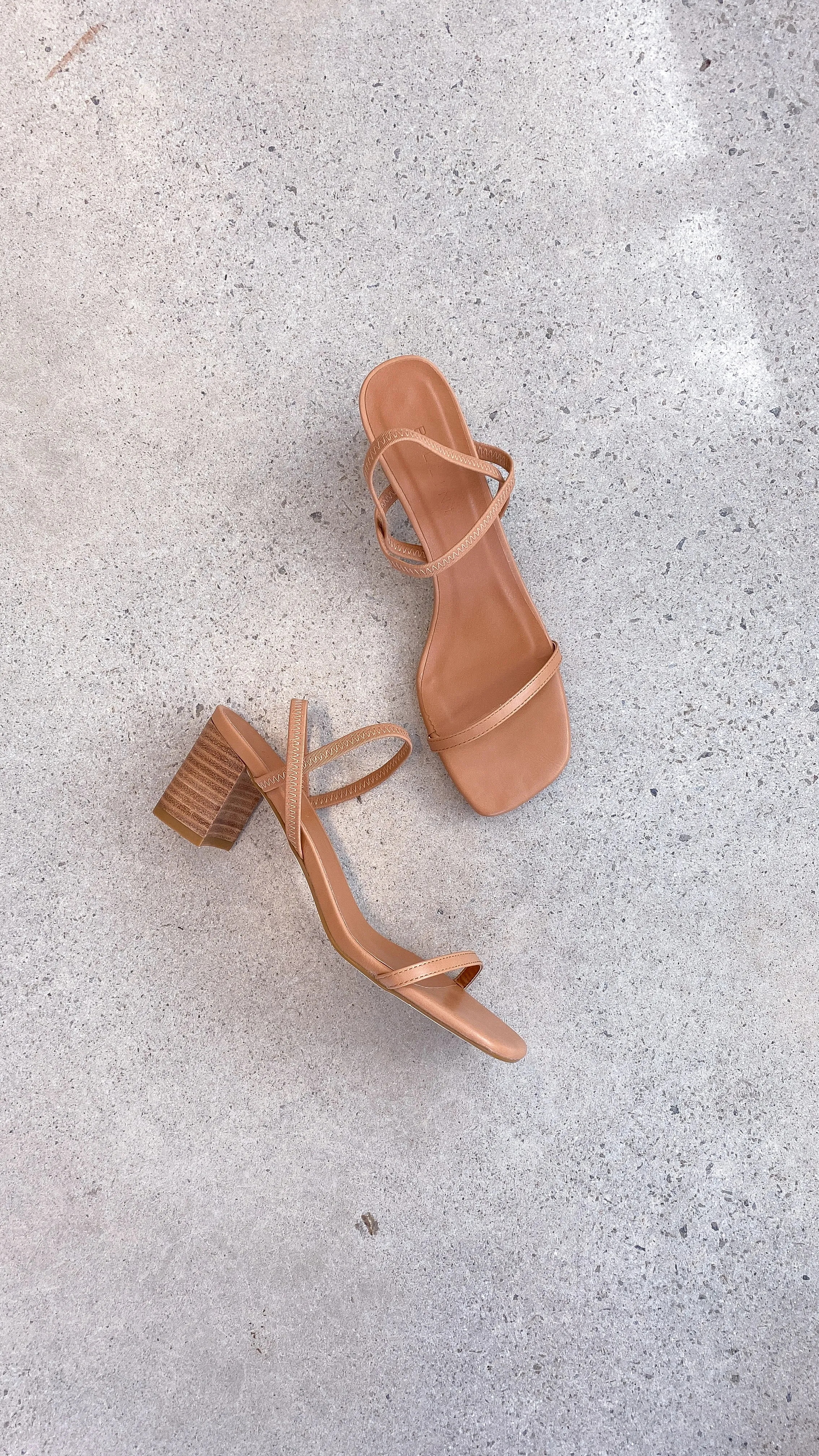 Balton Mule Heel - Sugar Brown / Natural Dance Mood Sun Guard