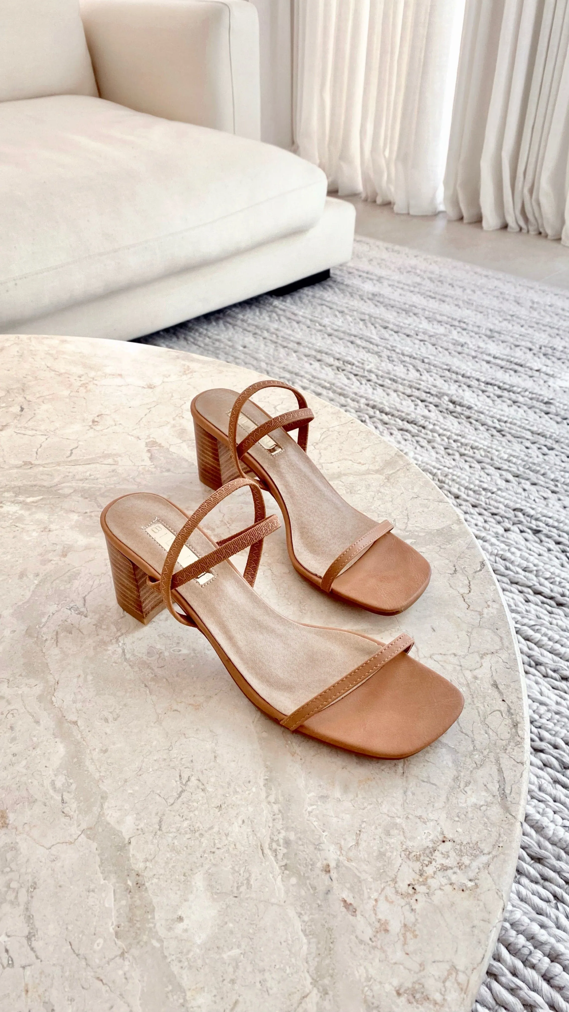 Balton Mule Heel - Sugar Brown / Natural Evening Edge