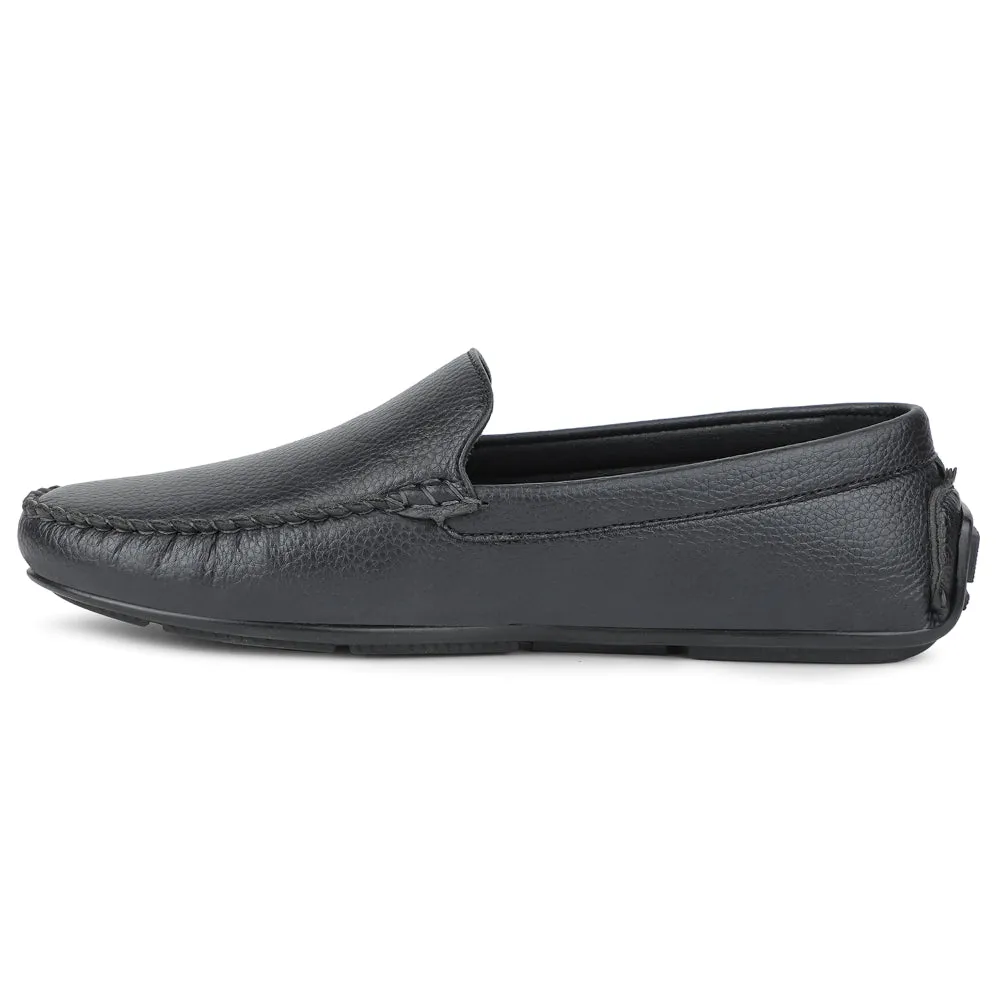 Flexible Movement Fortune Navy Blue Casual Loafers For Men AVL-4 By Liberty