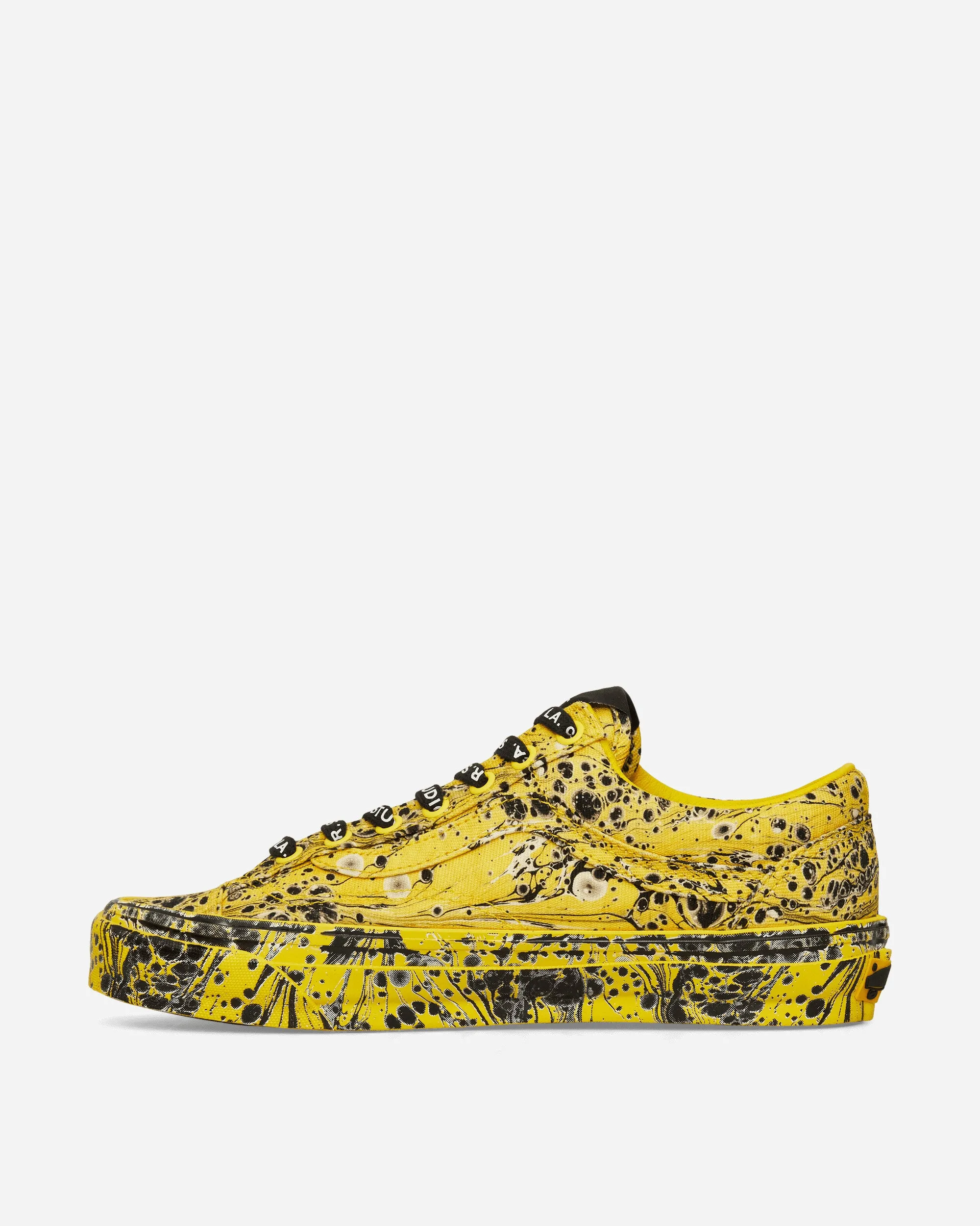 Cool Shape S.R. STUDIO LA.CA. Old Skool Reissue 36 Vibram Sneakers Marbled / Cyber Yellow