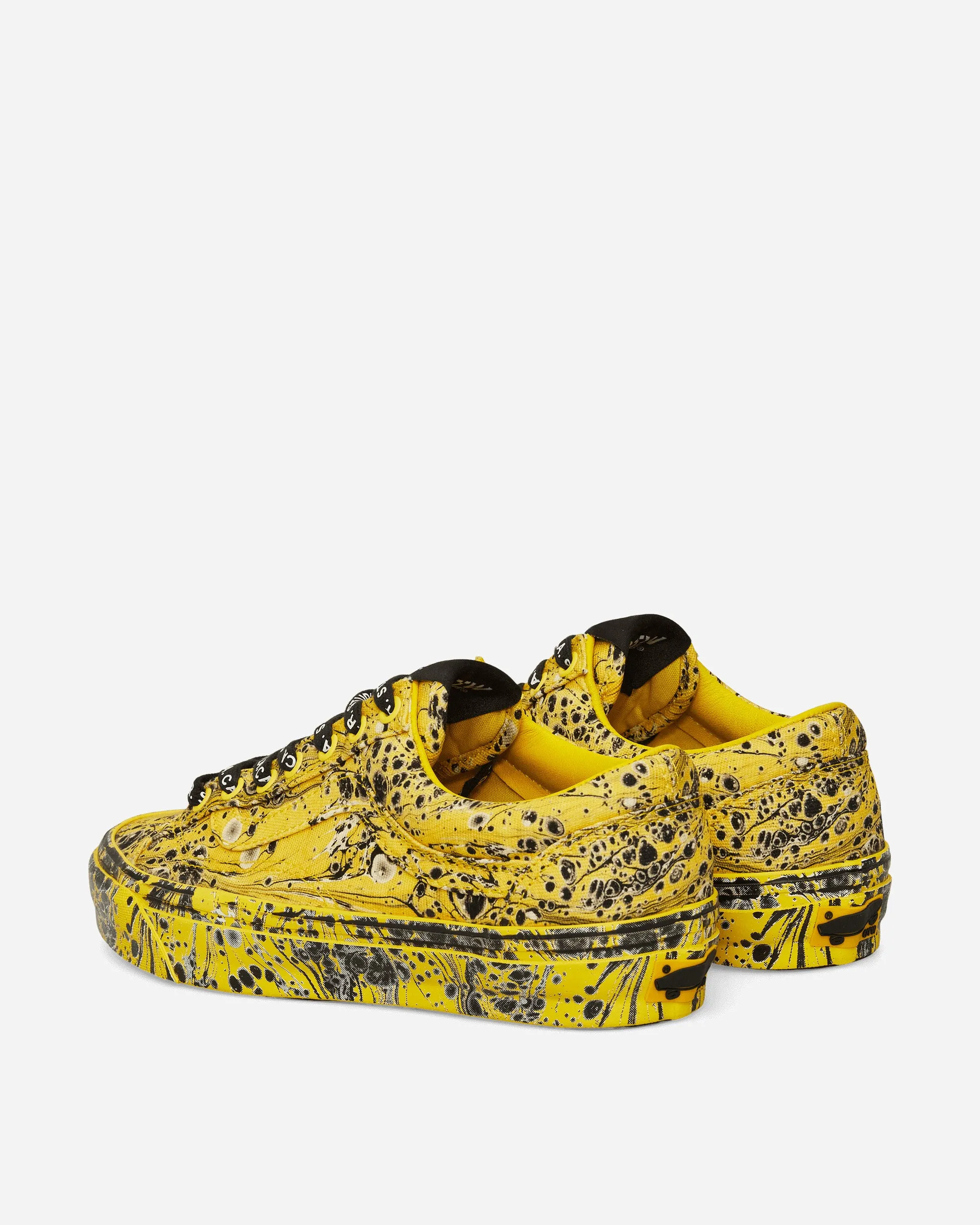 S.R. STUDIO LA.CA. Old Skool Reissue 36 Vibram Sneakers Marbled / Cyber Yellow Walking Gear Weight Control