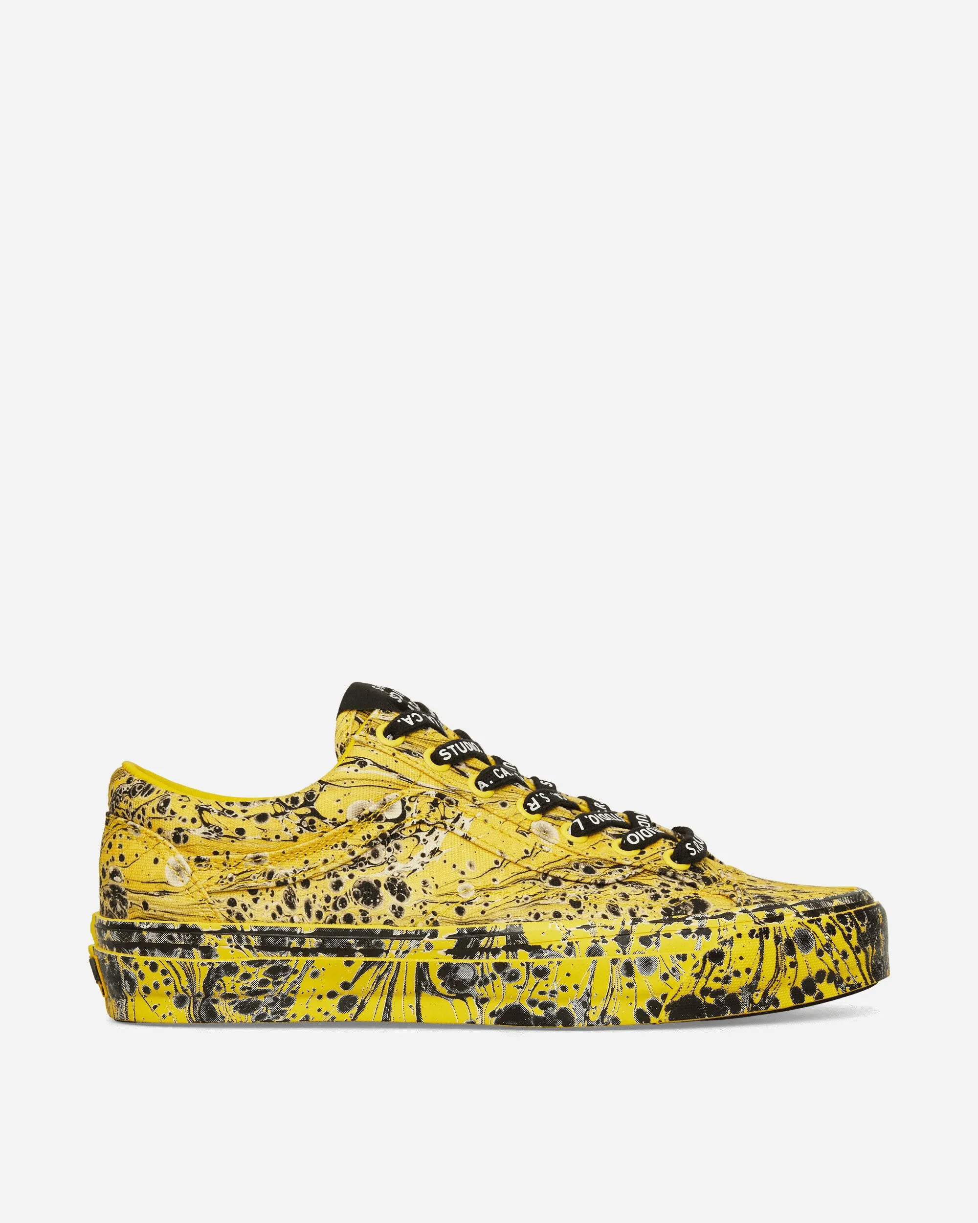 S.R. STUDIO LA.CA. Old Skool Reissue 36 Vibram Sneakers Marbled / Cyber Yellow Comfortable toe box Purple Dream