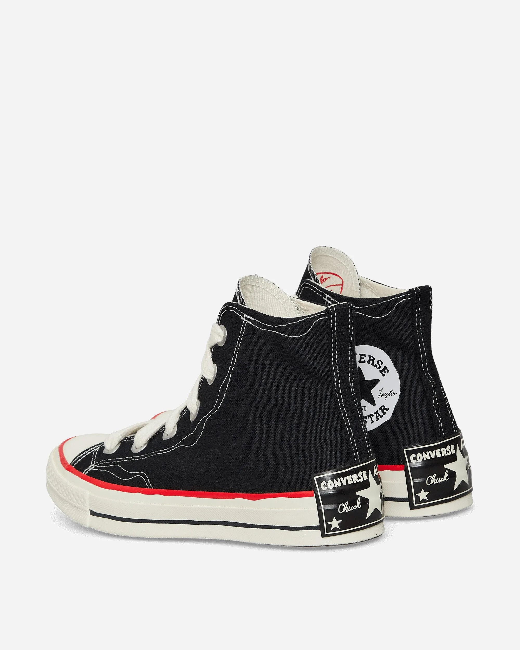 Work Comfort Lunch Pace Chuck 70 Hi Sketch Sneakers Black