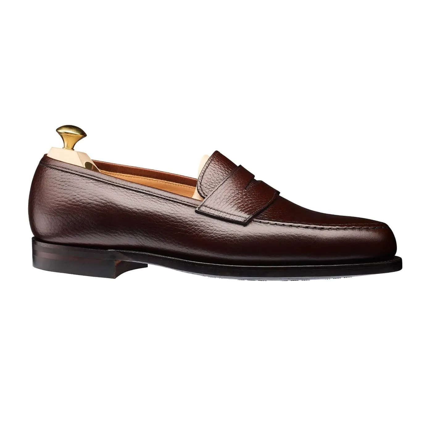 Boston Dark Brown Country Calf Grain City Hold Step Sure