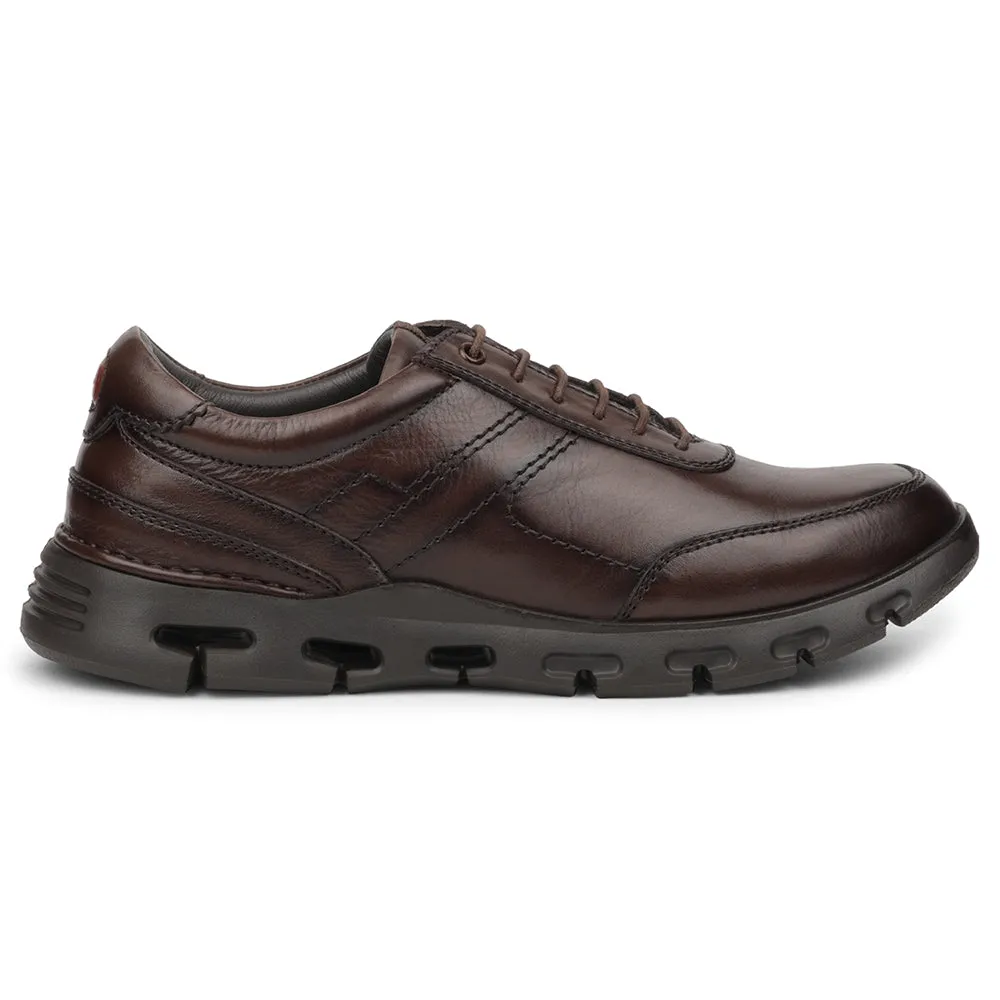 Smart Profile Work Day Ready Healers Dark Brown Casual Formal Derby Shoes For Men ASF-1 By Liberty
