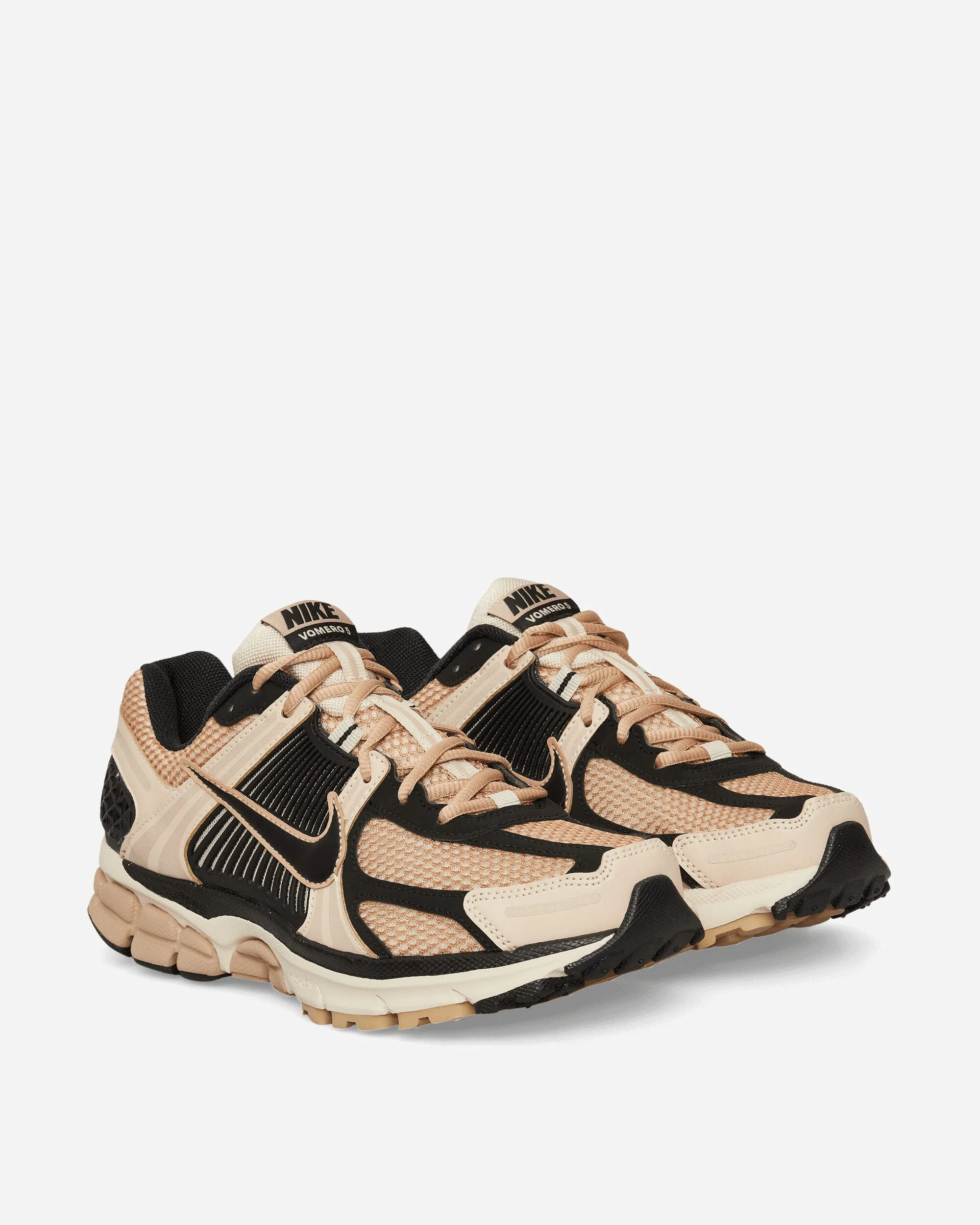 Women's Zoom Vomero 5 Sneakers Sanddrift / Black / Hemp Zip Closure Outdoor Walking