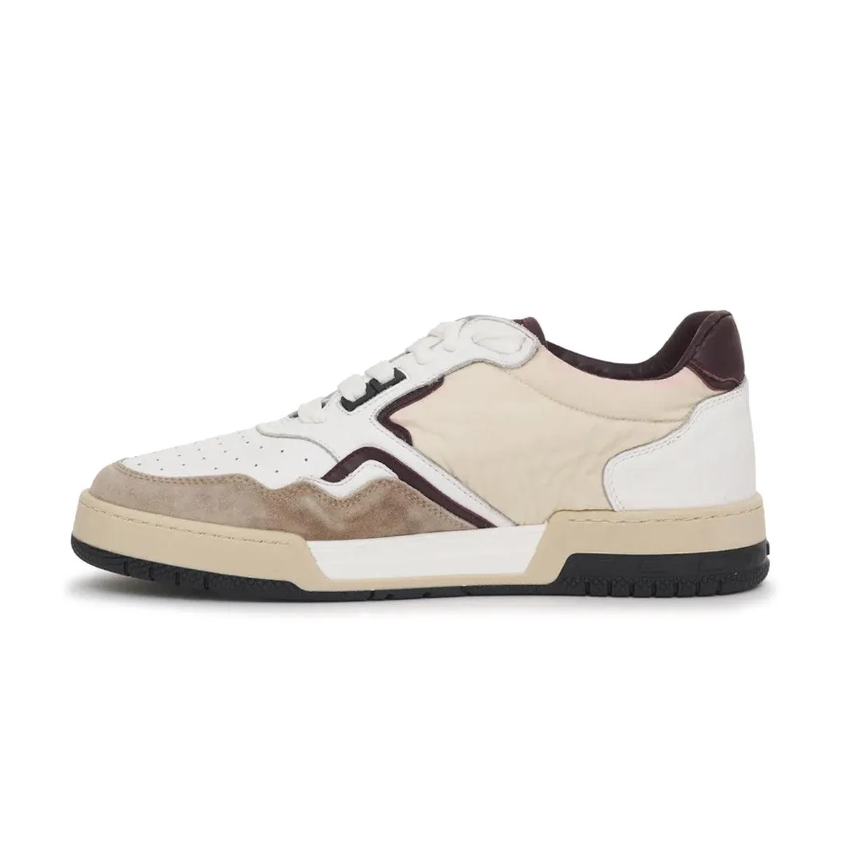 Racing Sneaker 'White Maroon' Ultimate Flex Seamless Design