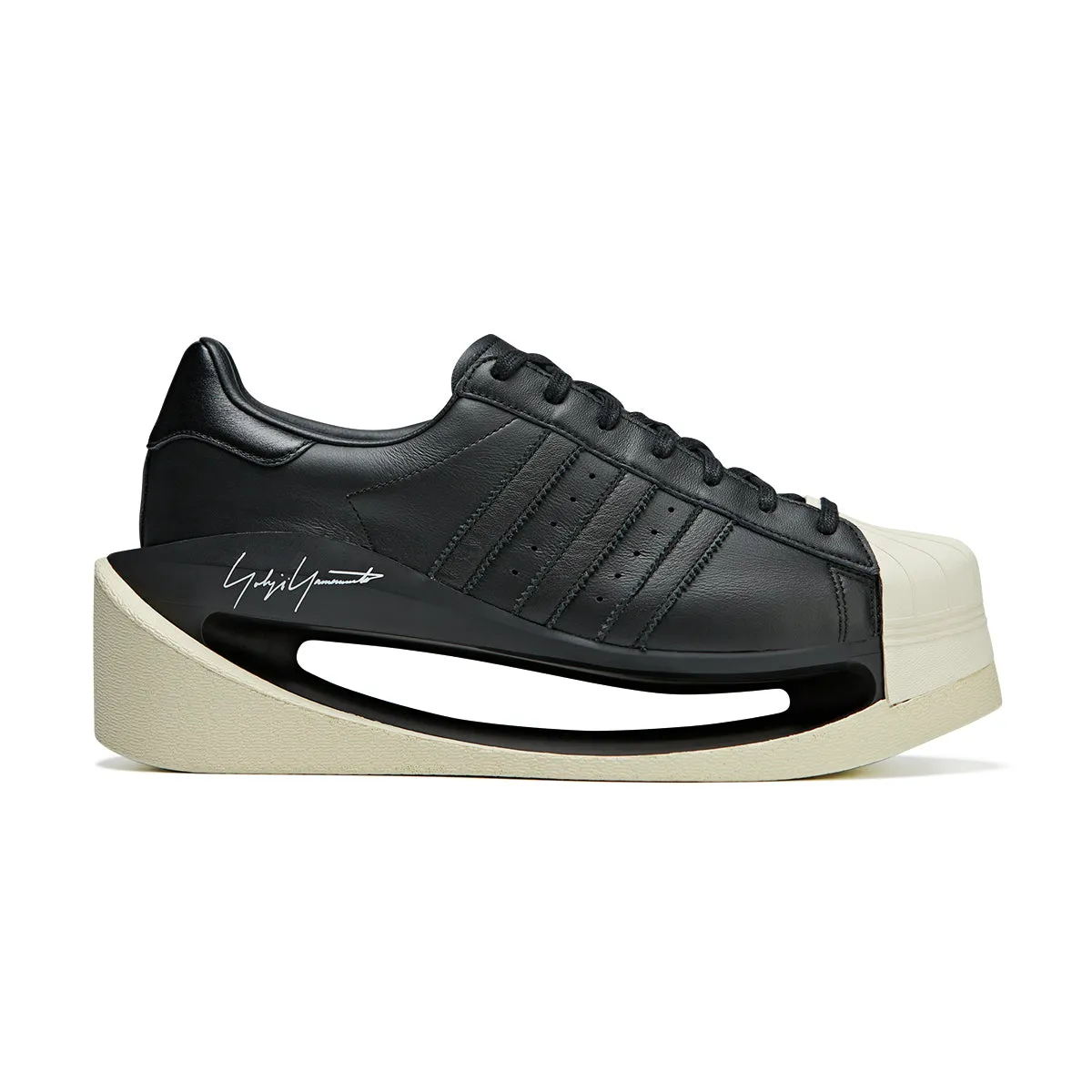 Gendo Superstar 'Black' Sock Like Collar Fit perforated upper