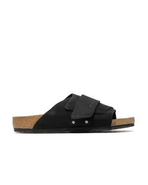 Senior Friendly Smooth   surface Birkenstock Kyoto Suede Black
