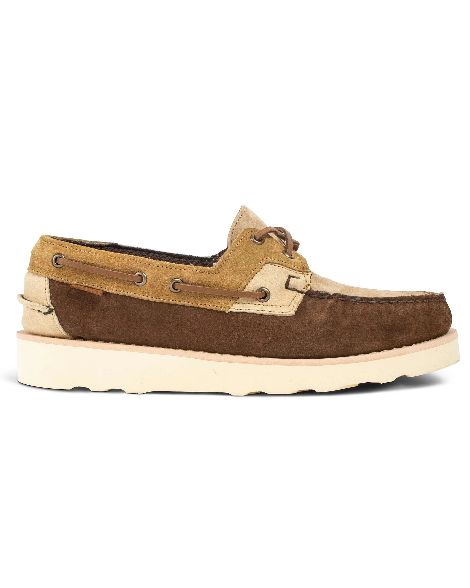 Join Step Engineered Garments x Sebago Rossisland Mix Jib Desert Tones