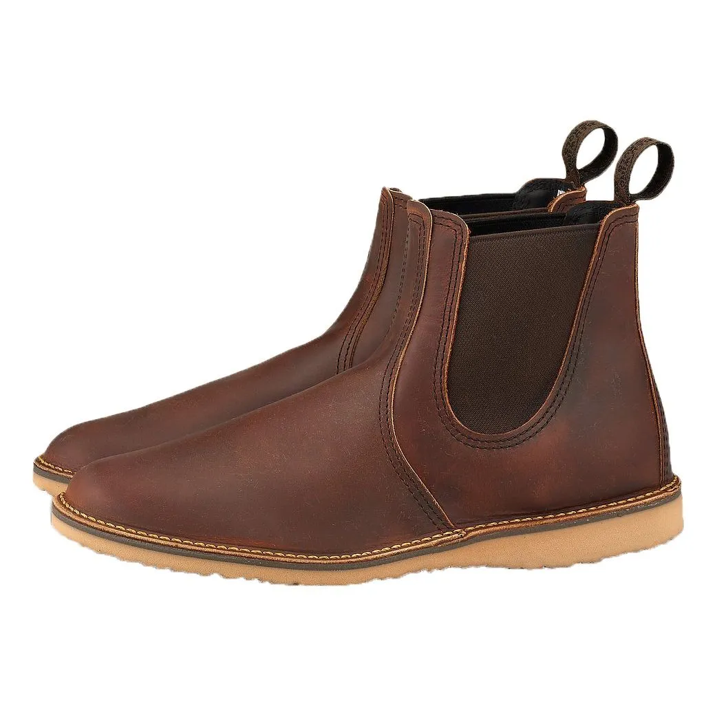 Red Wing Men's Weekender Chelsea 3311 Copper Rough and Tough Meet Walk